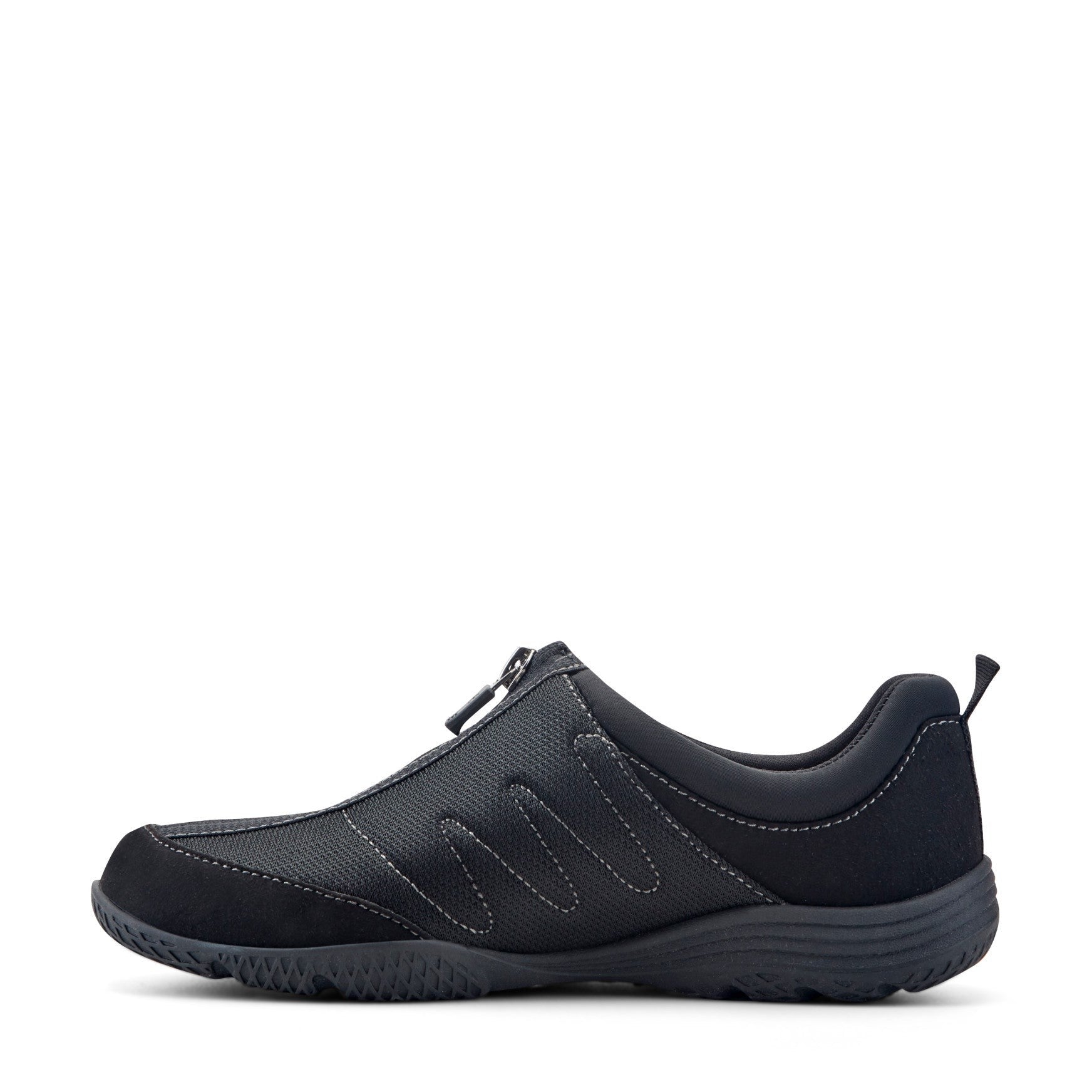 Easy Spirit Bestrong Cushioned Arch Support Women's Walking Shoe - Black Mesh - 4