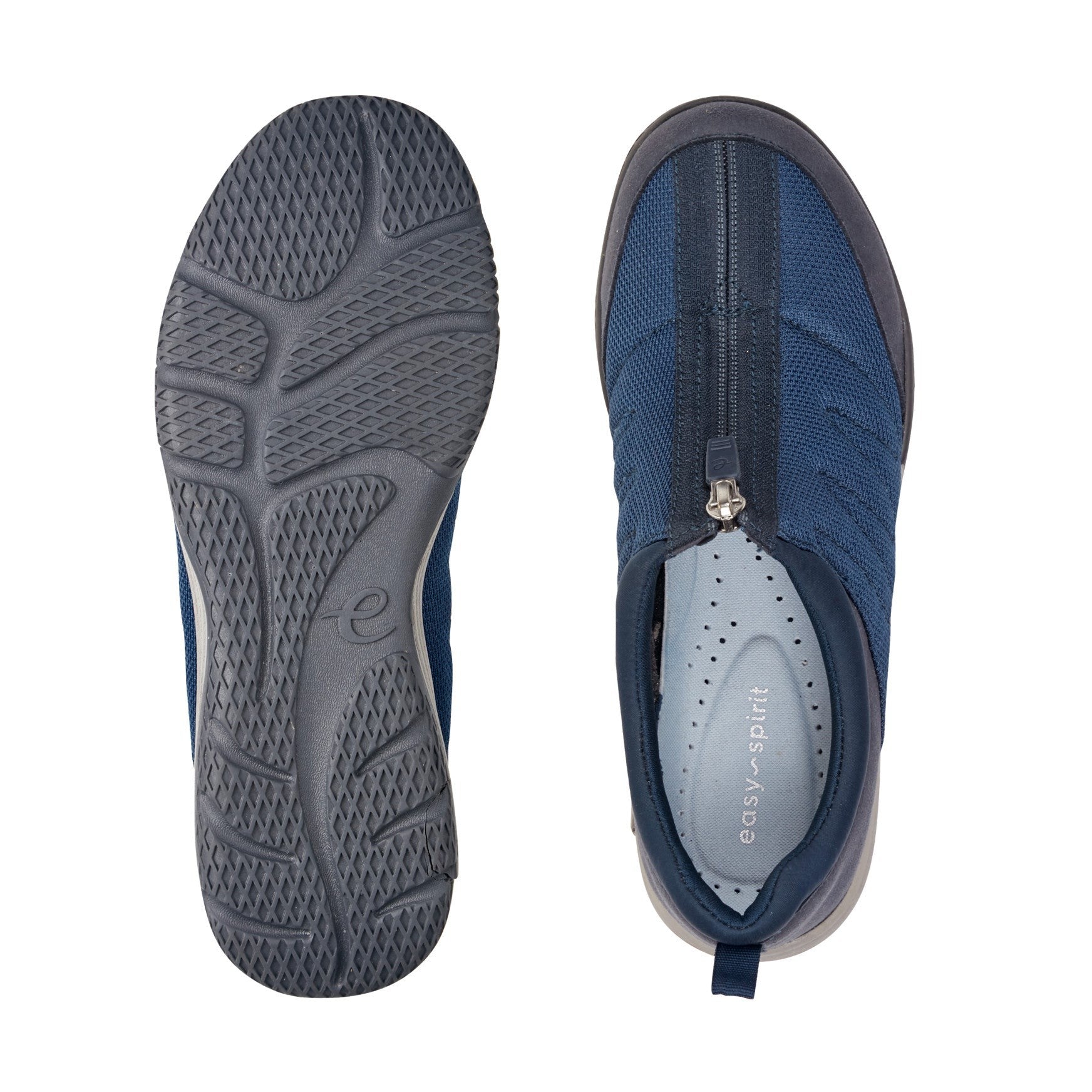 Easy Spirit Bestrong Cushioned Arch Support Women's Walking Shoe - Navy Mesh - 5