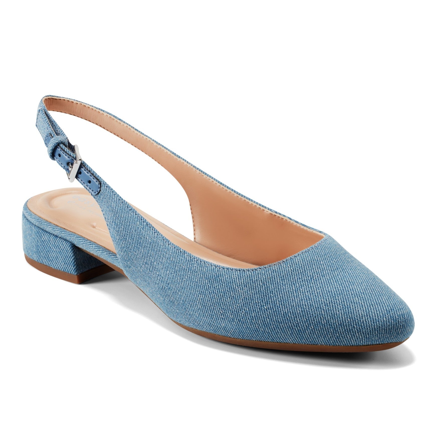 Easy Spirit Cassius Cushioned Arch Support Slingback Women's Dress Shoe - Light Denim - 2