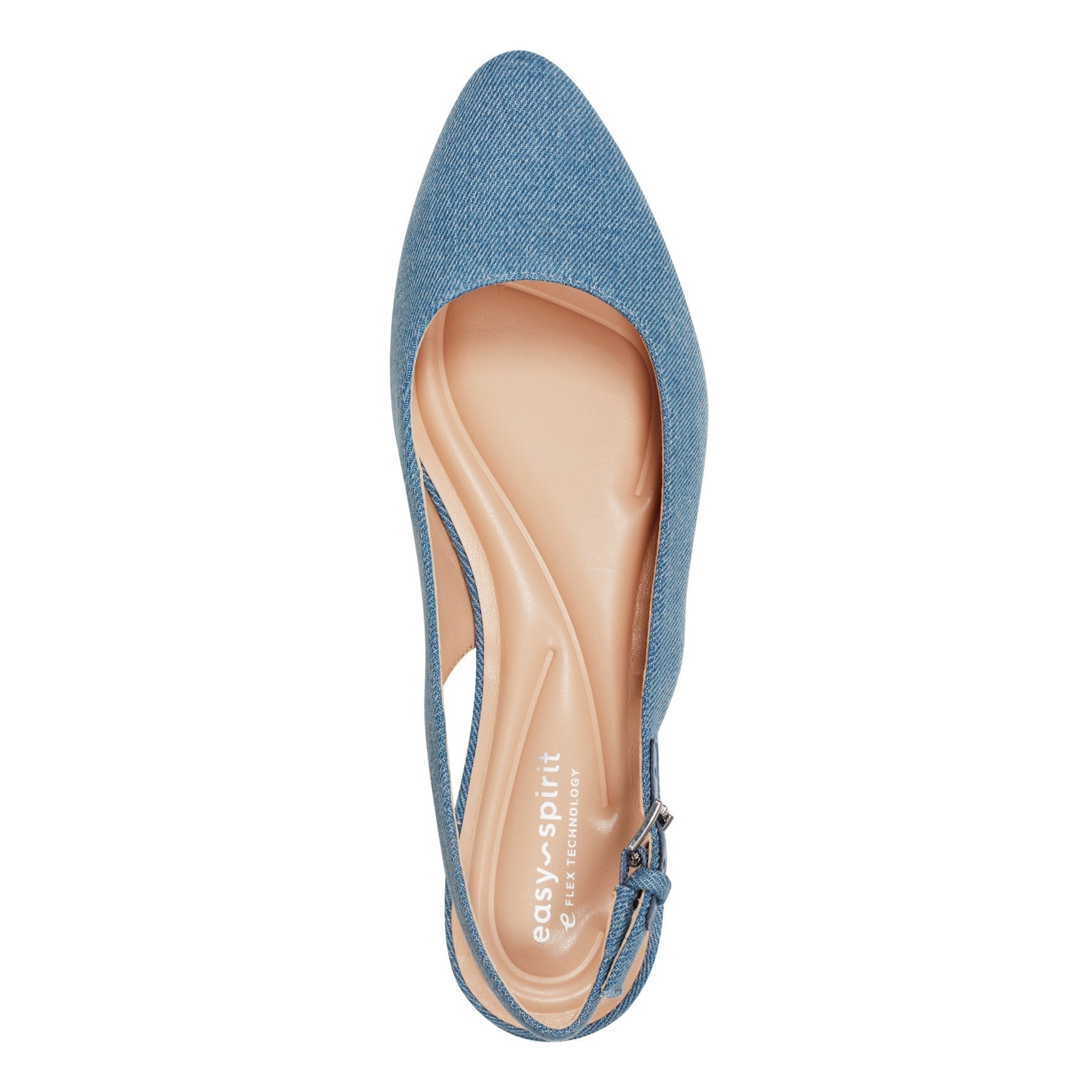 Easy Spirit Cassius Cushioned Arch Support Slingback Women's Dress Shoe - Light Denim - 5