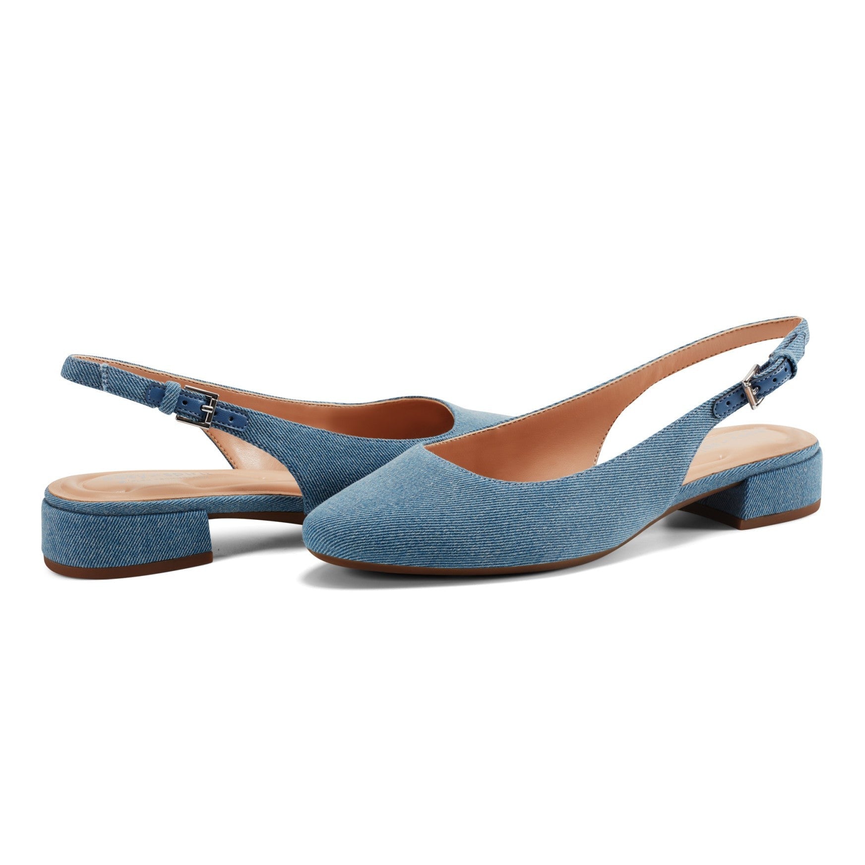 Easy Spirit Cassius Cushioned Arch Support Slingback Women's Dress Shoe - Light Denim - 7