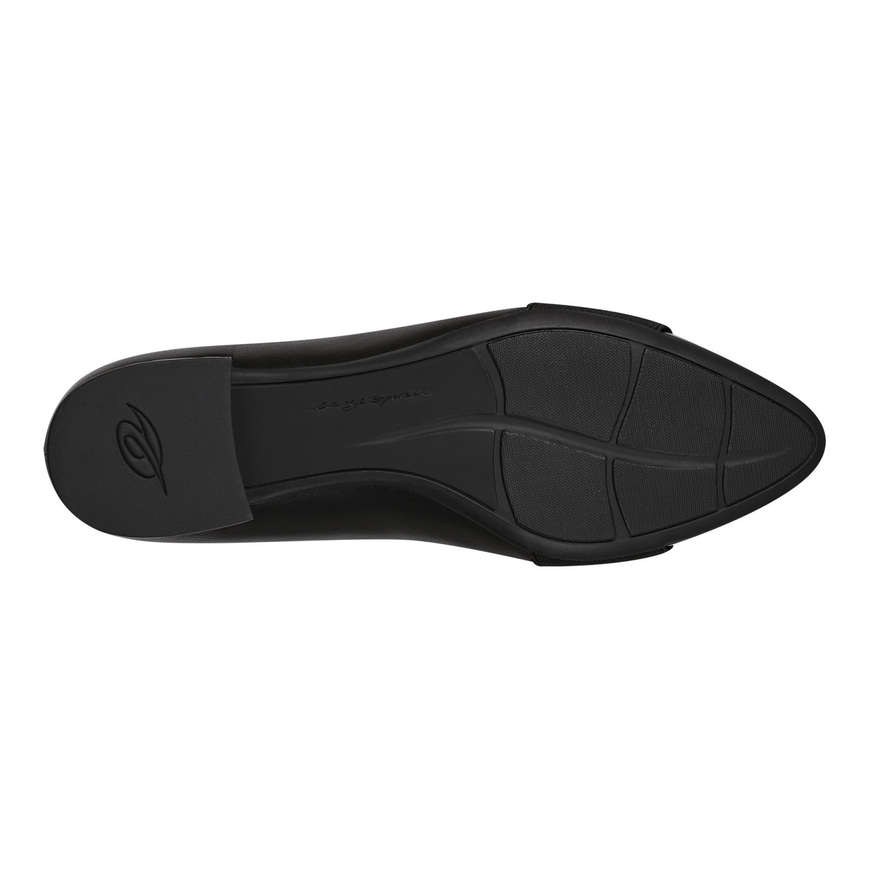 Easy Spirit Casta Cap Toe Cushioned Comfort Arch Support Women's Dress Pump - Black Leather - 6