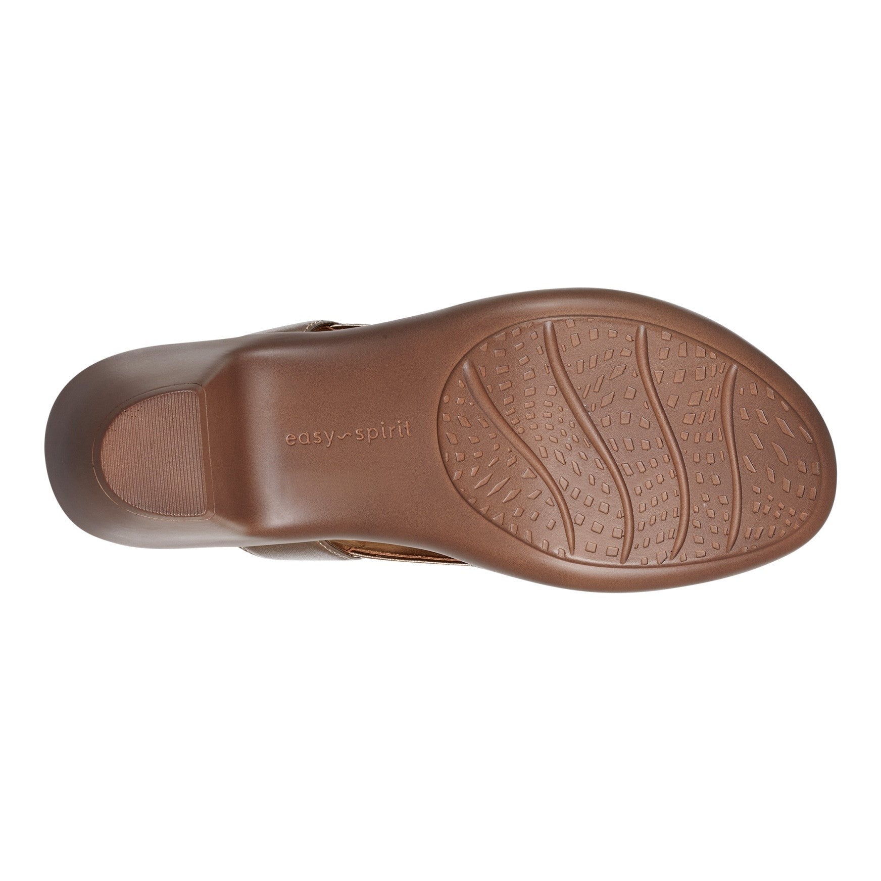 Easy Spirit Chantal Cushioned Arch Support Women's Casual Heeled Sandal - Bronze Pearlized - 6