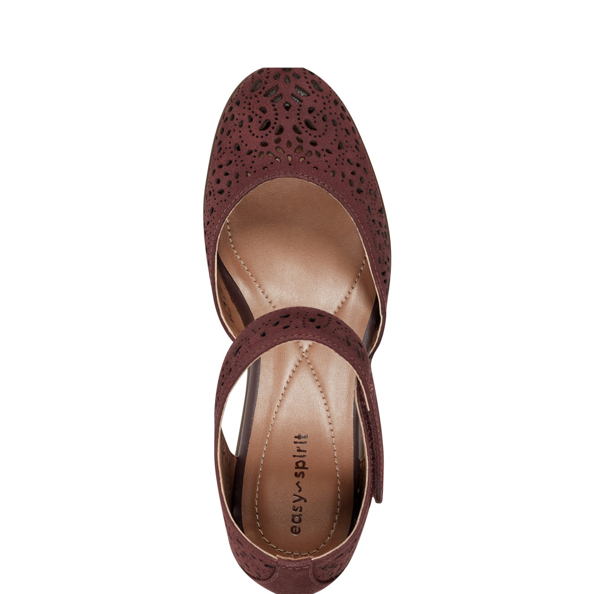 Easy Spirit Cindie Mary Jane Cushioned Arch Support Women's Dress - Red Leather - 5