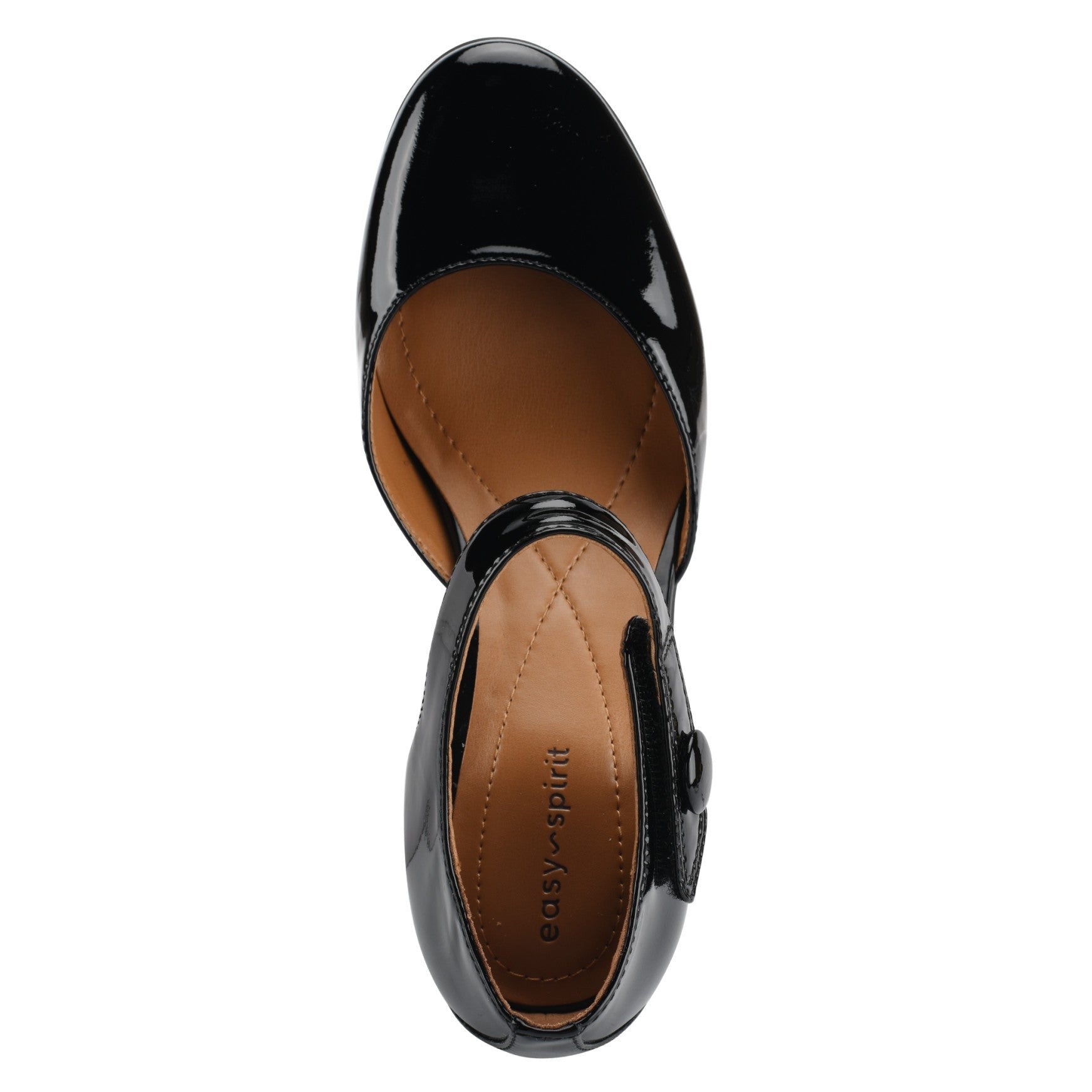 Easy Spirit Clarice Cushioned Arch Support Mary Jane Women's Dress Shoe - Black Patent - 5