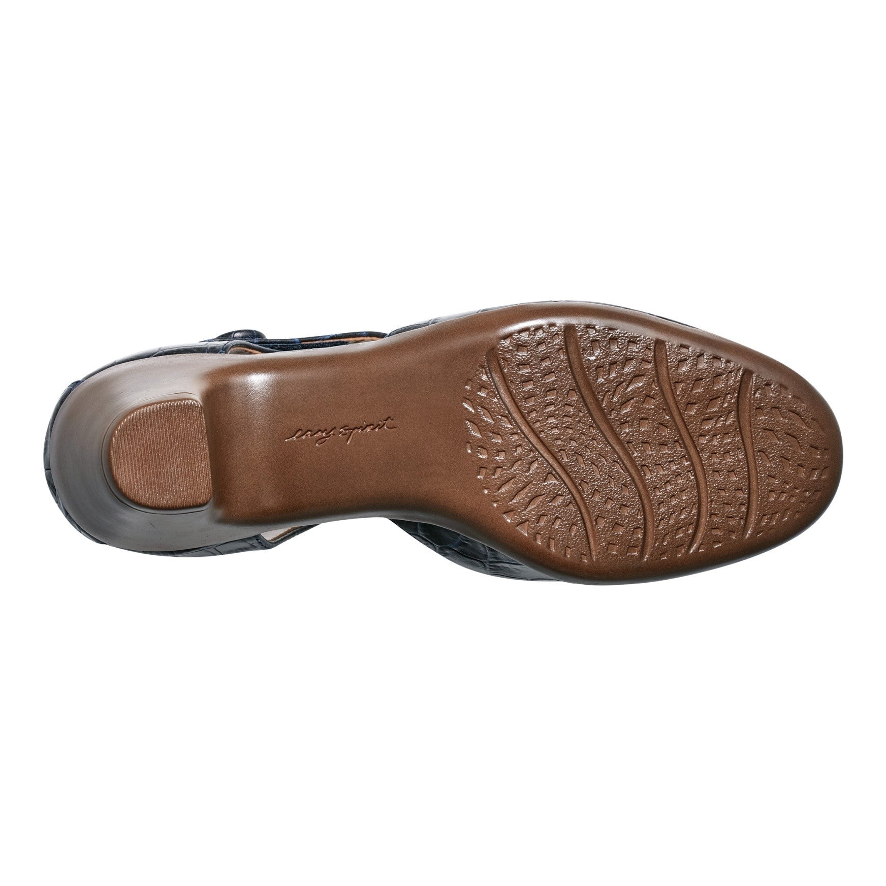 Easy Spirit Clarice Cushioned Arch Support Mary Jane Women's Dress Shoe - Dark Blue Croco - 6