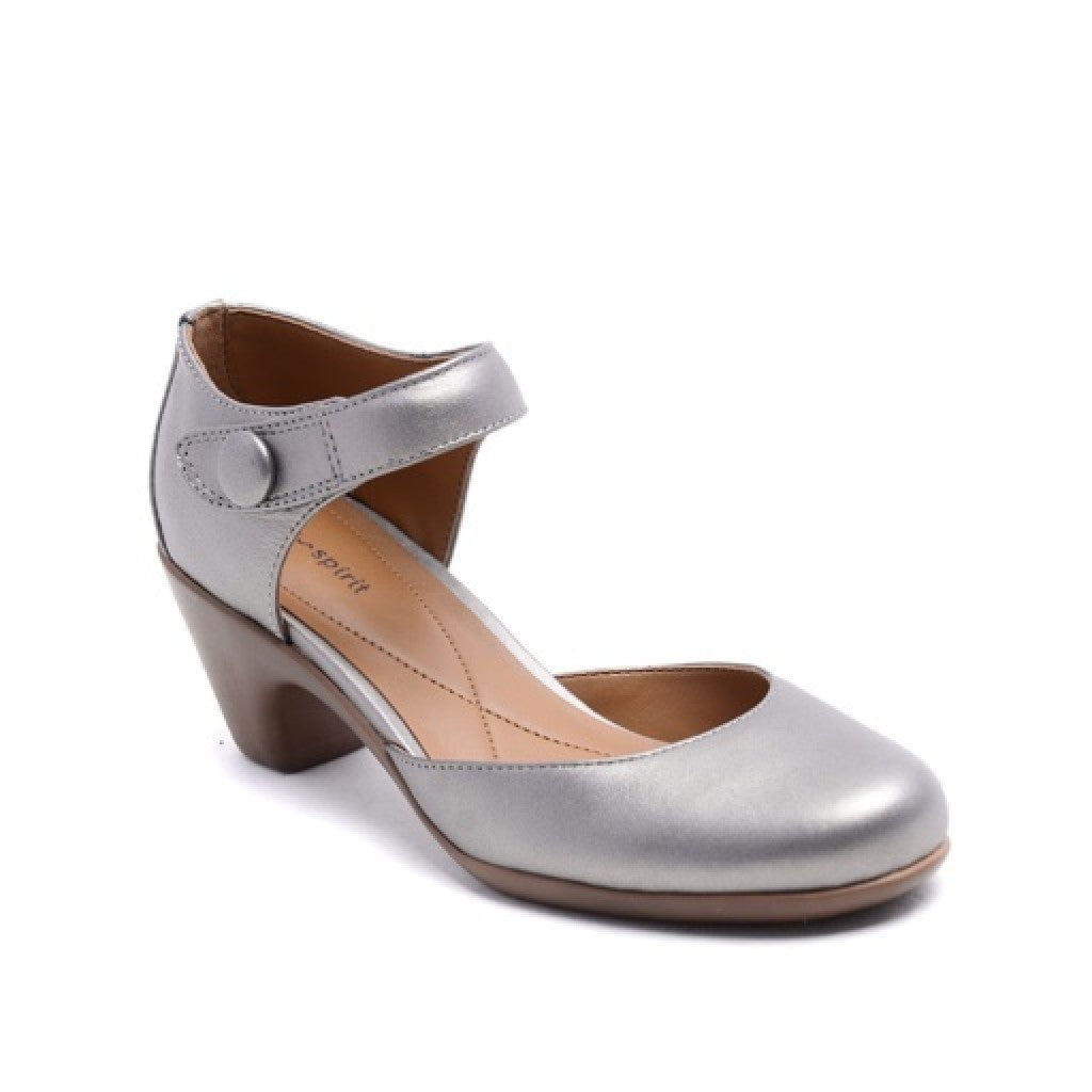 Easy Spirit Clarice Cushioned Arch Support Mary Jane Women's Dress Shoe - Dark Gray - 1