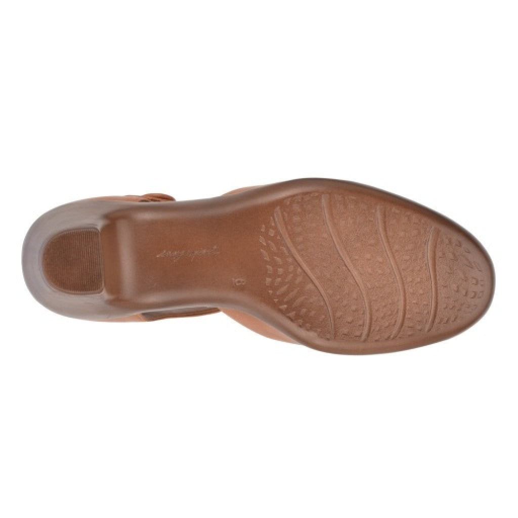 Easy Spirit Clarice Cushioned Arch Support Mary Jane Women's Dress Shoe - Medium Brown - 5