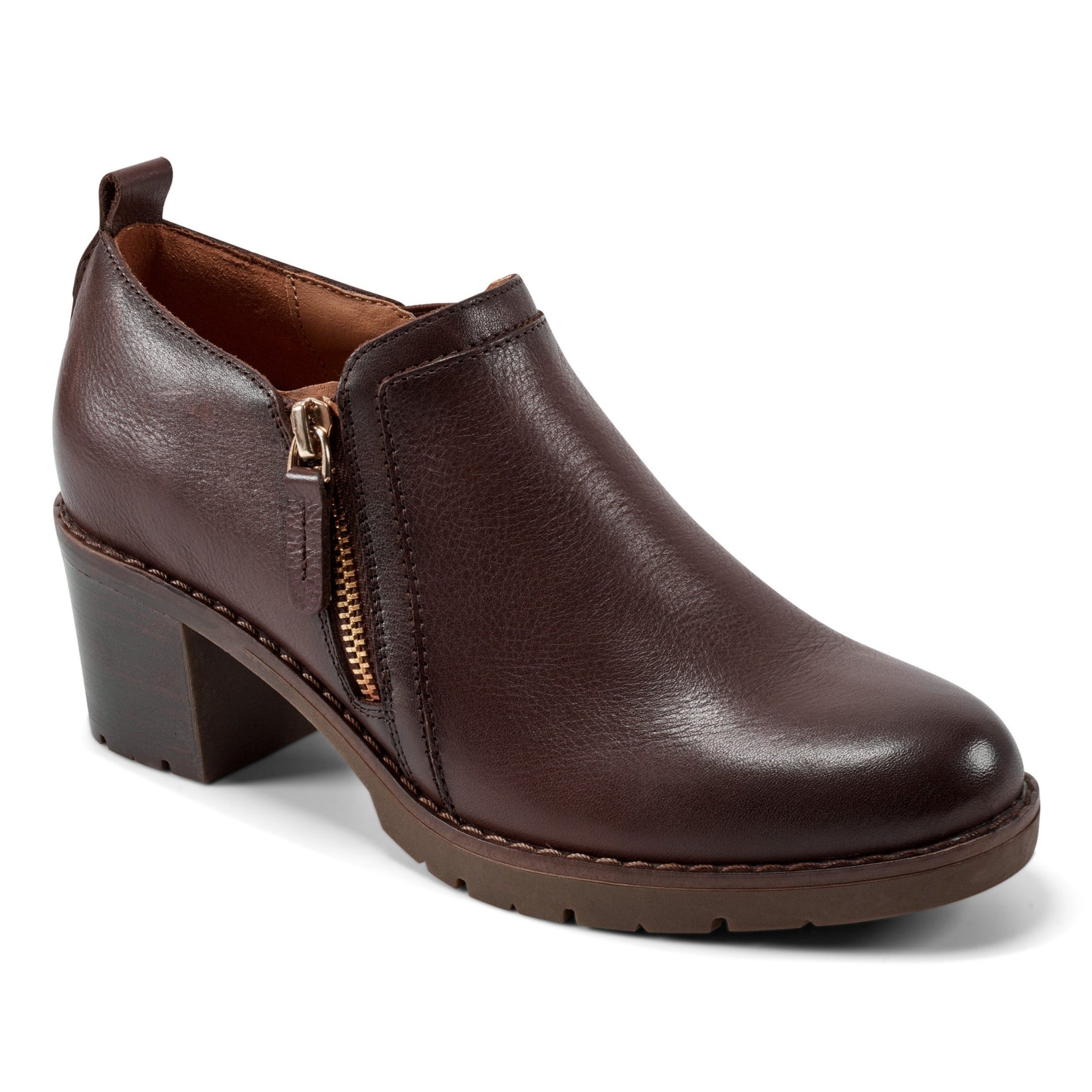 Easy Spirit Cosa Cushioned Arch Support Women's Casual Slip On - Dark Brown - 2