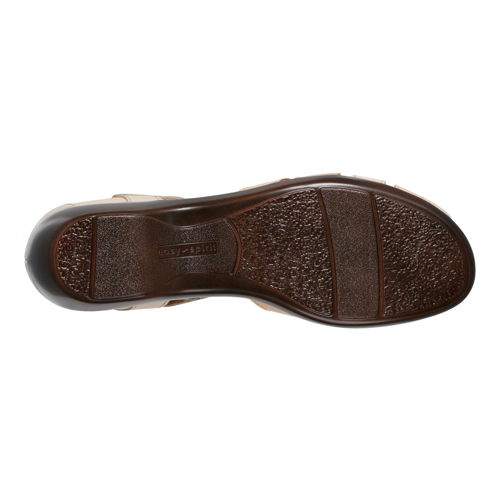Easy Spirit Darlyn T-Strap Cushioned Arch Support Women's Dress - Ivory Leather Multi - 6