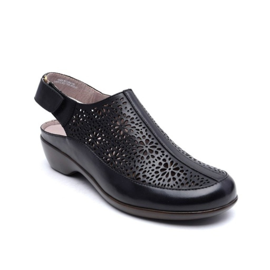 Easy Spirit Dawn Cushioned Slingback Women's Casual Shoe - Black - 8