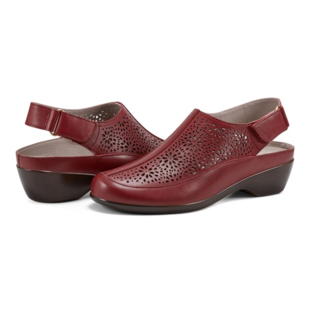 Easy Spirit Dawn Cushioned Slingback Women's Casual Shoe - Dark Red - 7