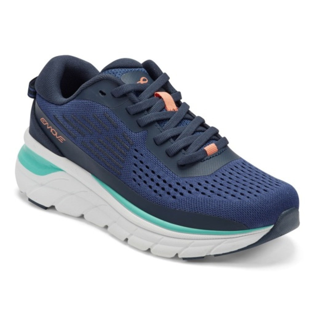 Easy Spirit Denise Austin Mel EMOVE Cushioned Arch Support Women's Walking Shoe - Medium Blue - 1