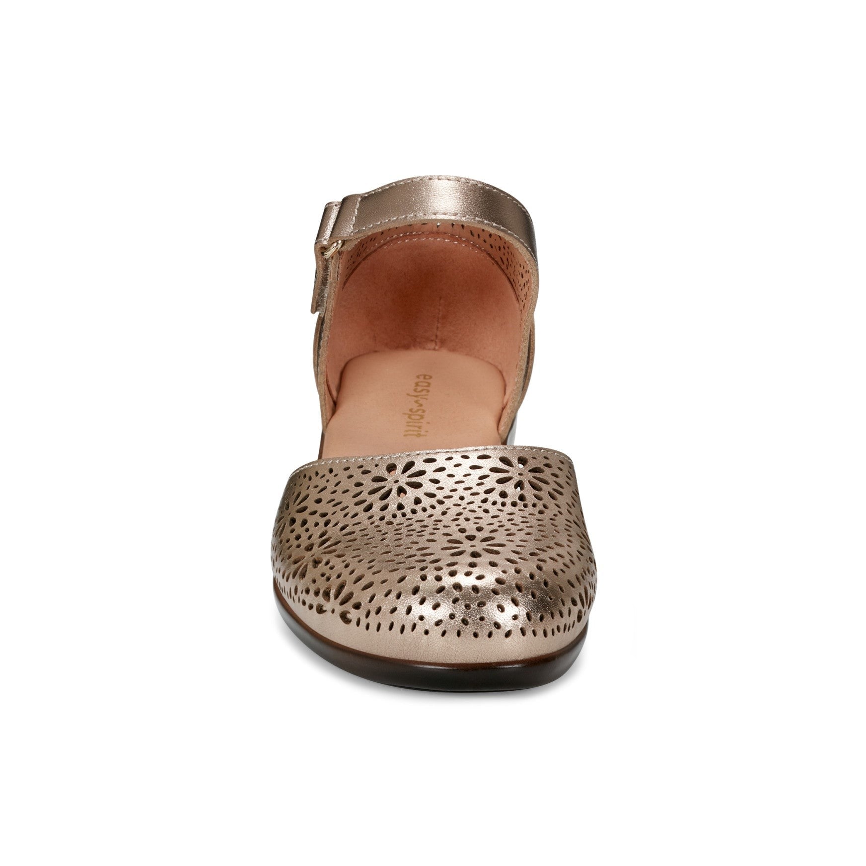 Easy Spirit Denita Mary Jane Dress Comfortable Cushioned Arch Support Women's Dress Shoe - Bronze Leather - 3