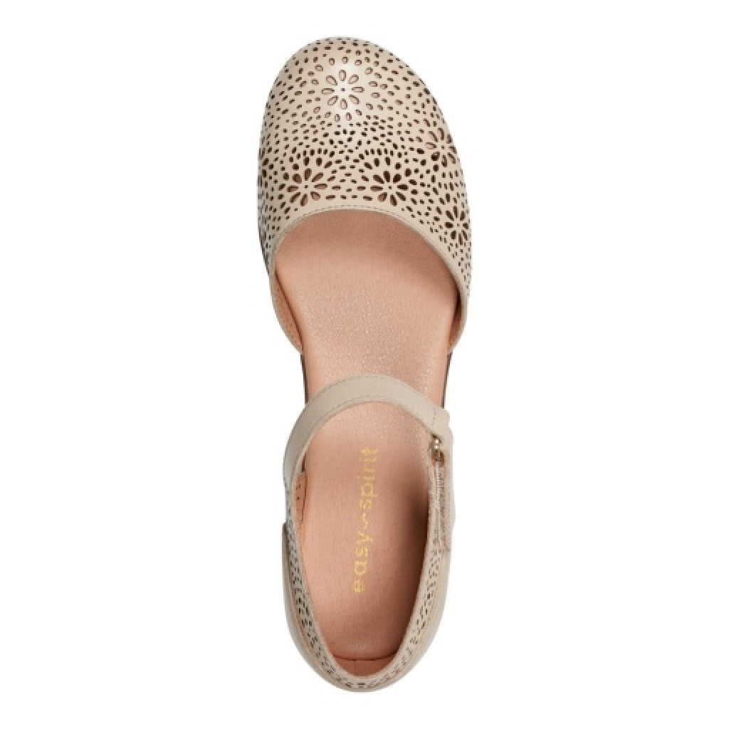 Easy Spirit Denita Mary Jane Dress Comfortable Cushioned Arch Support Women's Dress Shoe - Ivory - 6