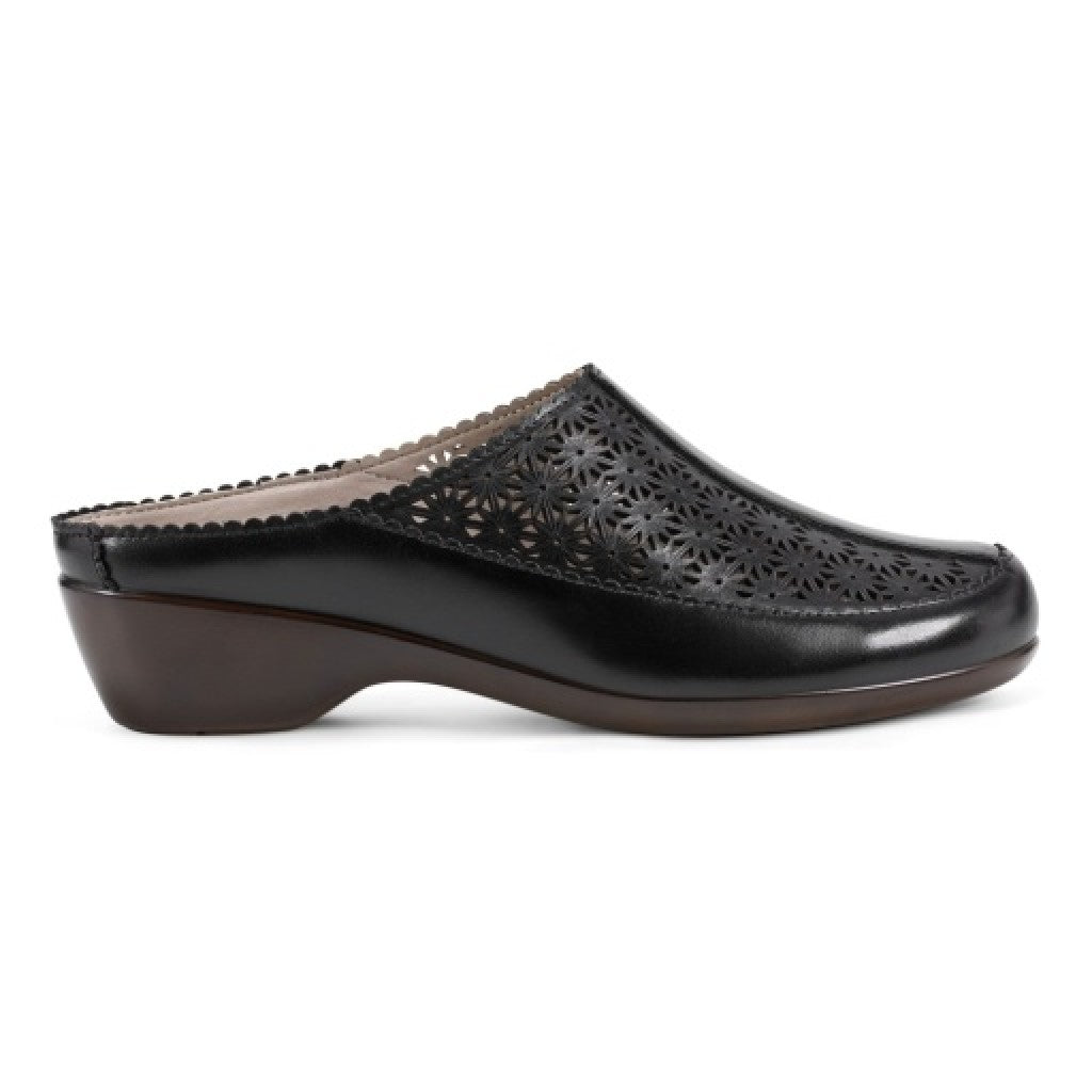 Easy Spirit Dusk Mule Cushioned Arch Support Women's Casual Mule - Black - 2