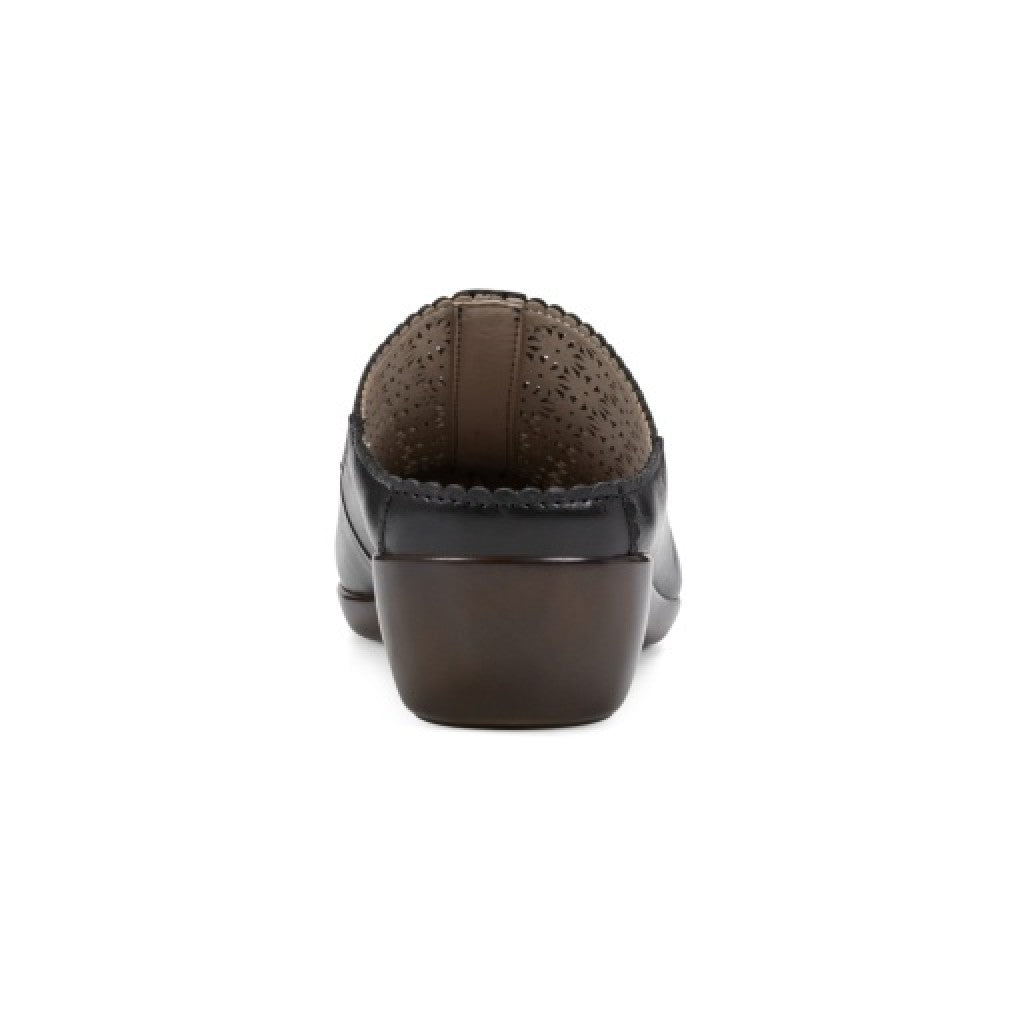 Easy Spirit Dusk Mule Cushioned Arch Support Women's Casual Mule - Black - 4