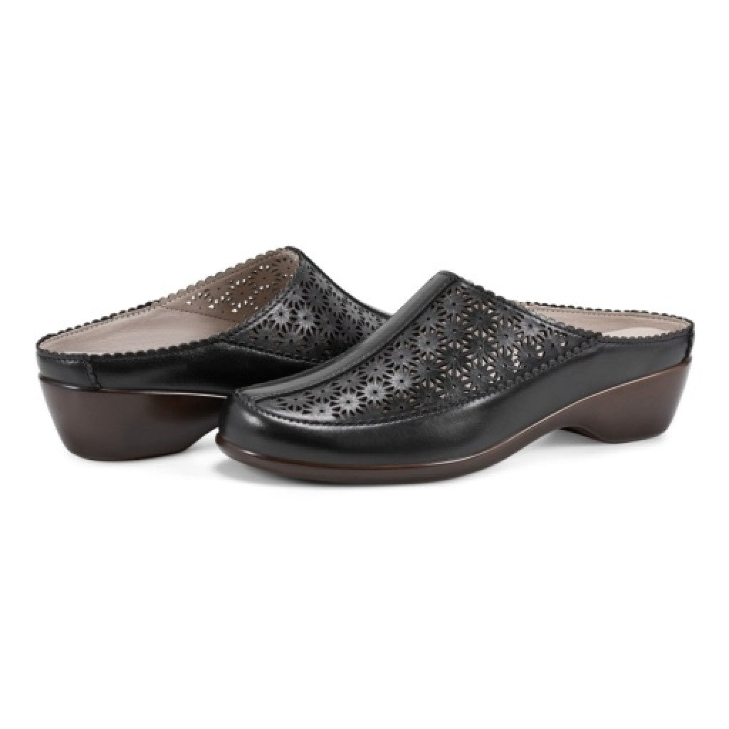 Easy Spirit Dusk Mule Cushioned Arch Support Women's Casual Mule - Black - 7