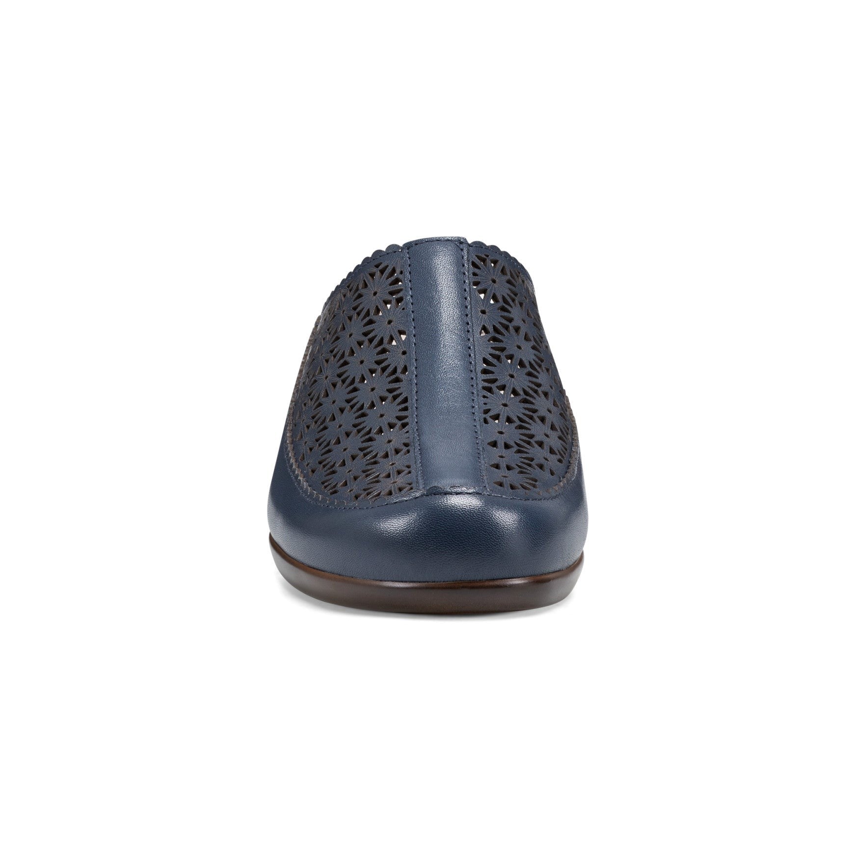 Easy Spirit Dusk Mule Cushioned Arch Support Women's Casual Mule - Navy Leather - 3