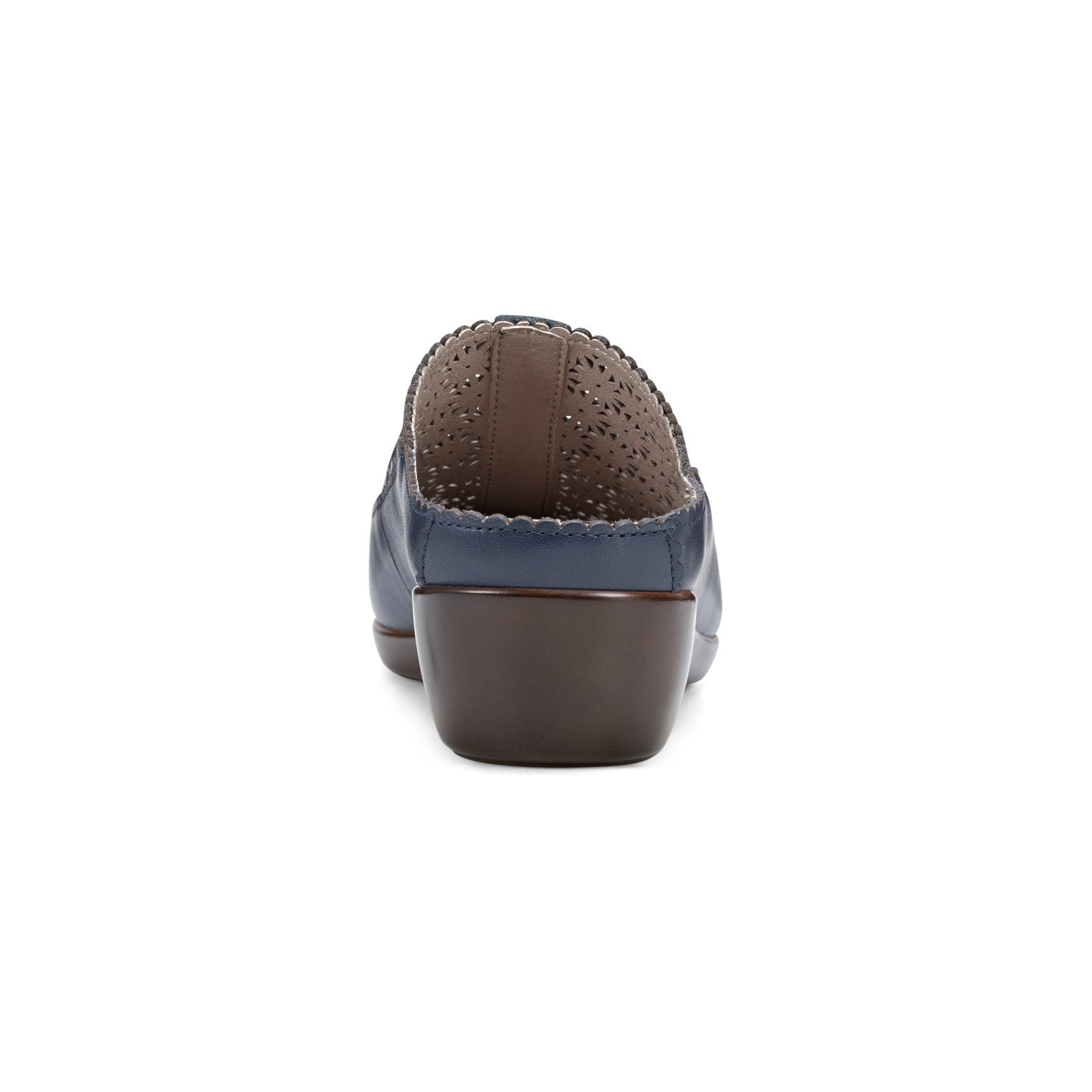 Easy Spirit Dusk Mule Cushioned Arch Support Women's Casual Mule - Navy Leather - 4