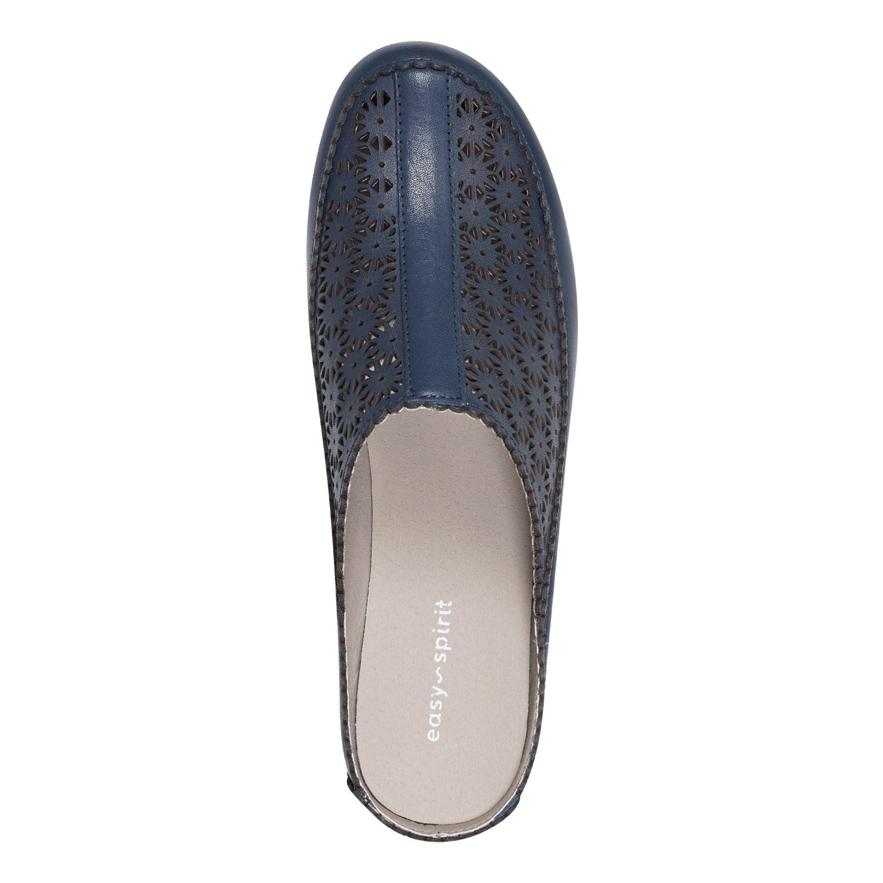 Easy Spirit Dusk Mule Cushioned Arch Support Women's Casual Mule - Navy Leather - 5