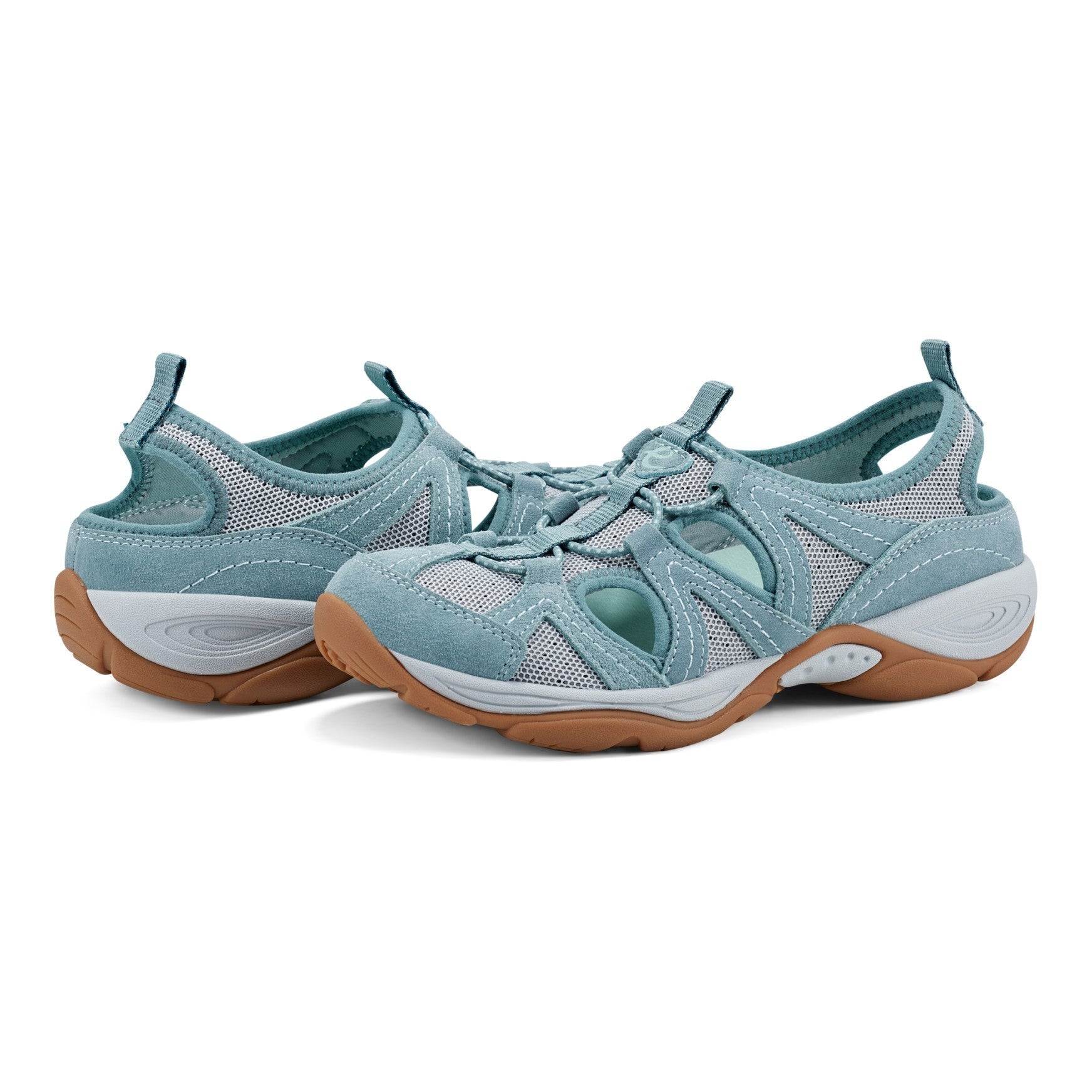 Easy Spirit Earthen Cushioned Arch Support Women's Walking Shoe - Light Green - 7