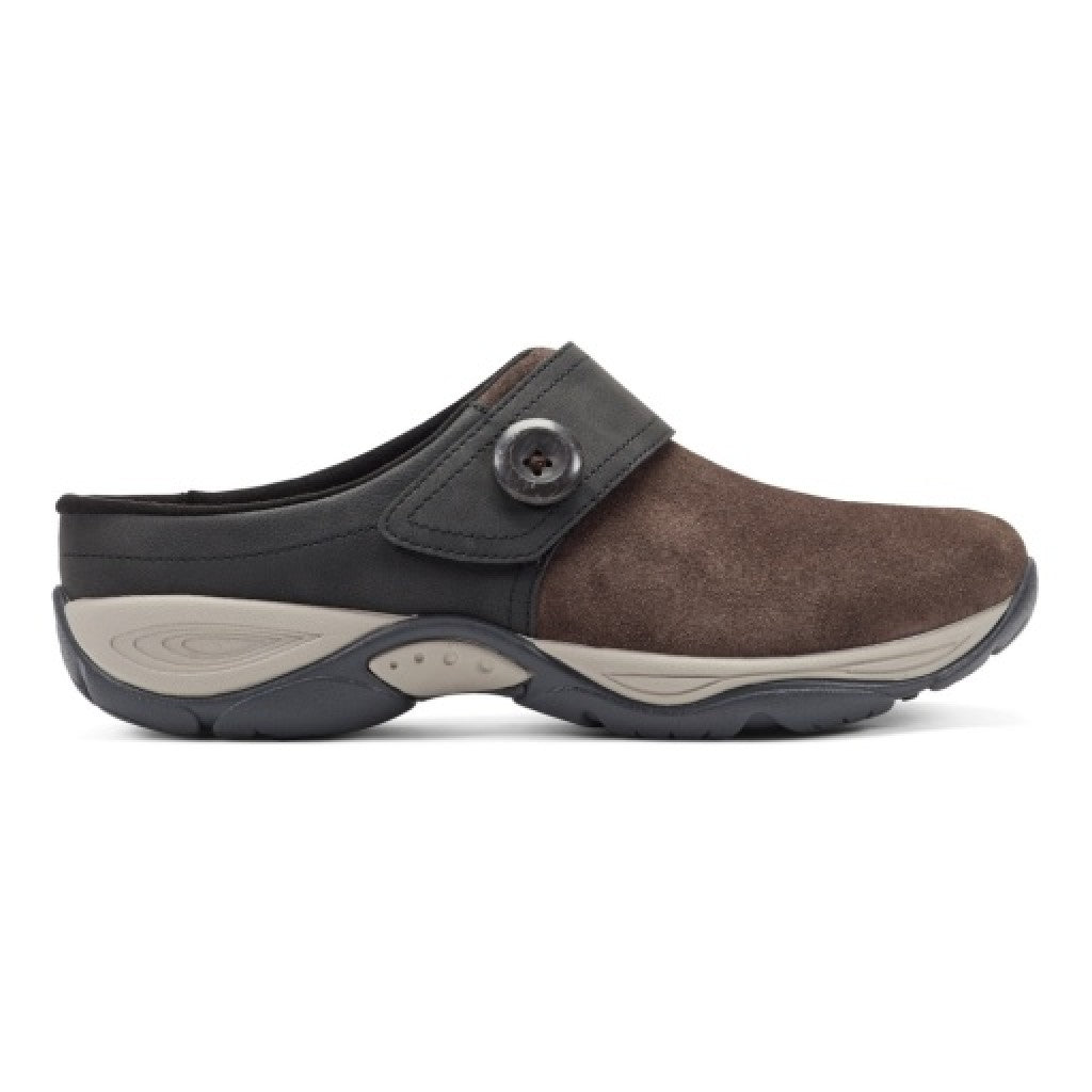 Easy Spirit Edline Cushioned Arch-Support Slip-On Women's Clog - Dark Brown - 2