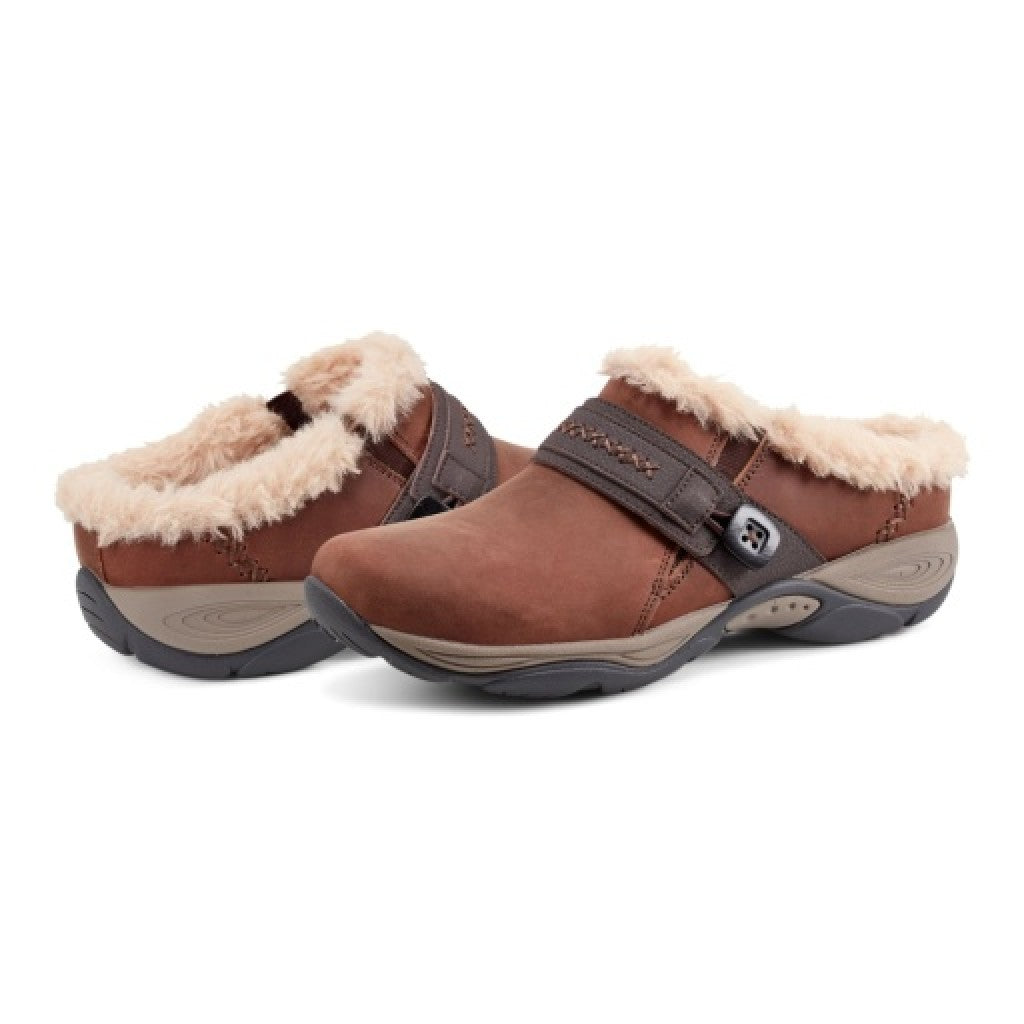 Easy Spirit Elinn Cushioned Arch-Support Slip-On Women's Clog - All Dark Brown - 7