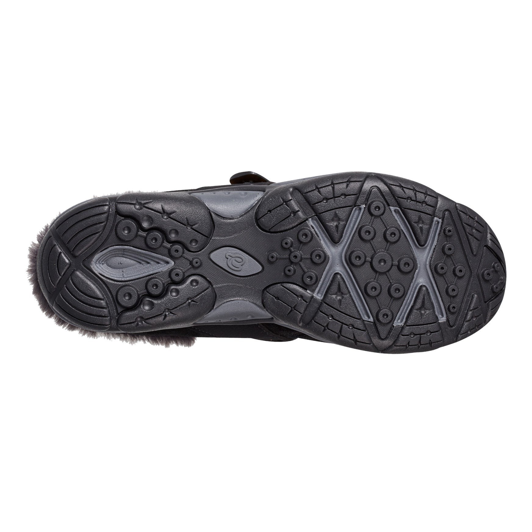 Easy Spirit Elinn Cushioned Arch-Support Slip-On Women's Clog - Black Suede - 6