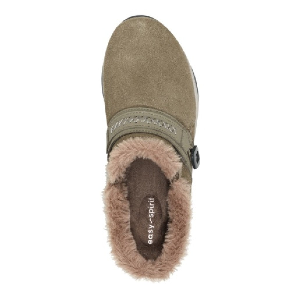 Easy Spirit Elinn Cushioned Arch-Support Slip-On Women's Clog - Dark Green - 6