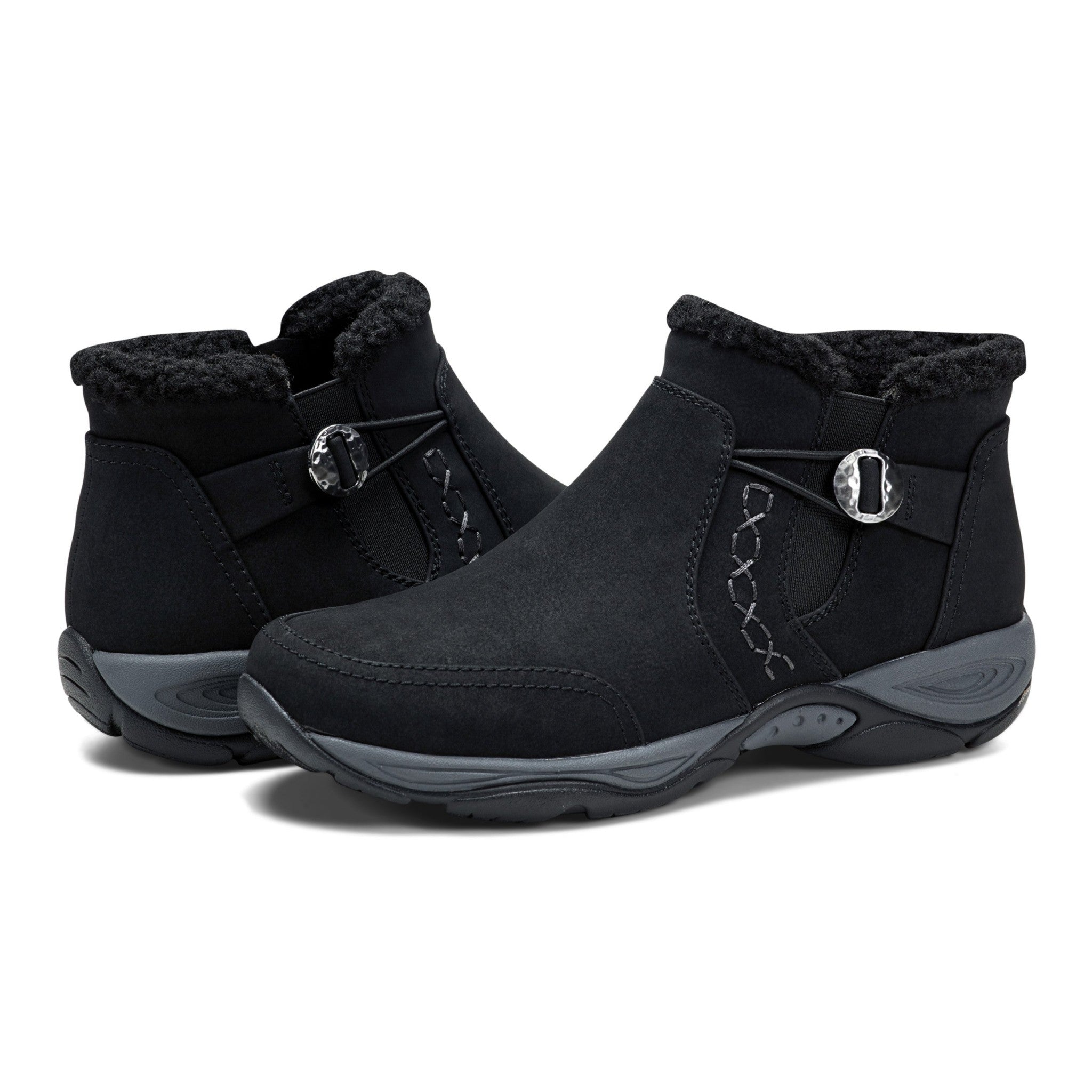 Easy Spirit Erique Cushioned Arch Support Cold Weather Bootie Women's - Black - 7