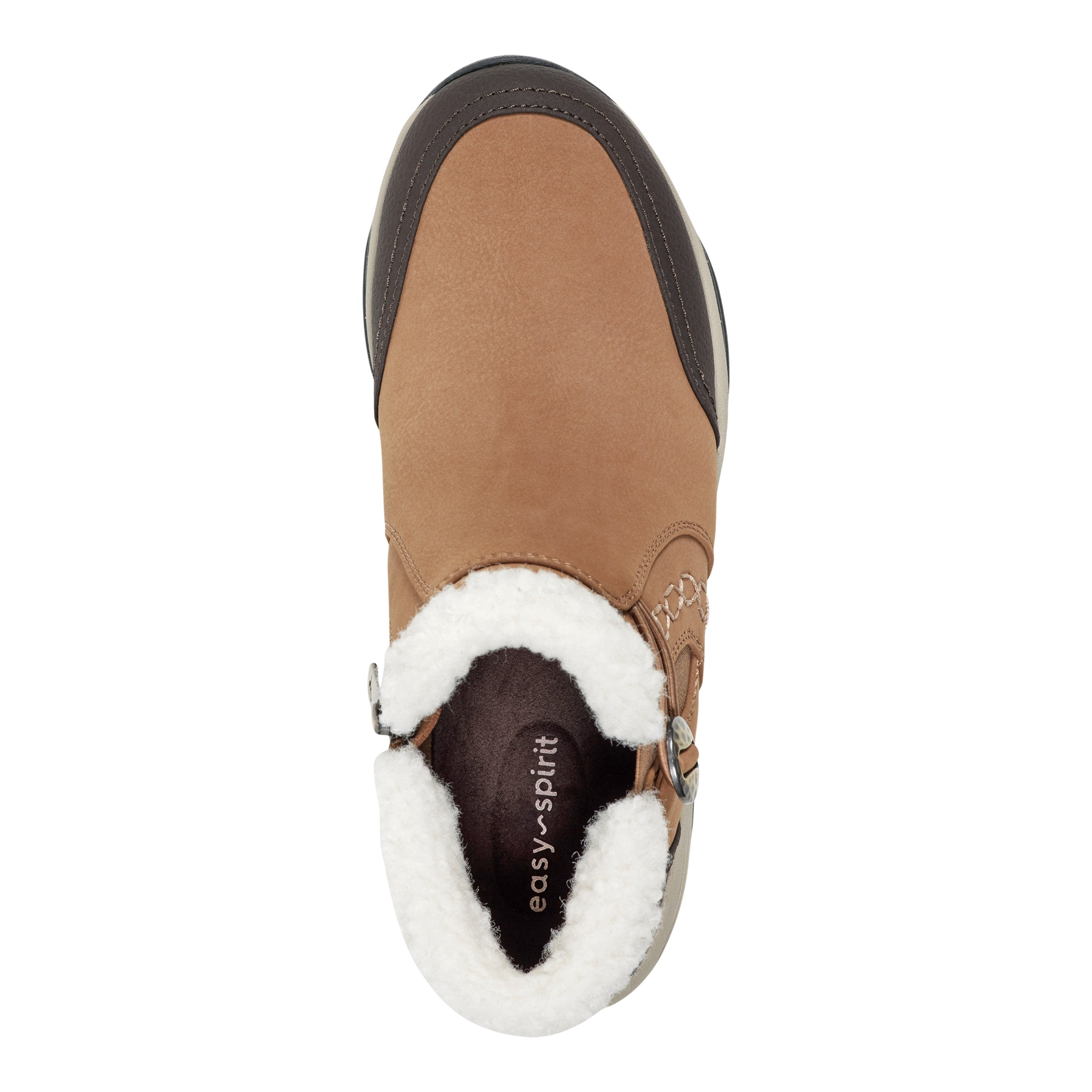 Easy Spirit Erique Cushioned Arch Support Cold Weather Bootie Women's - Brown/Black - View 5