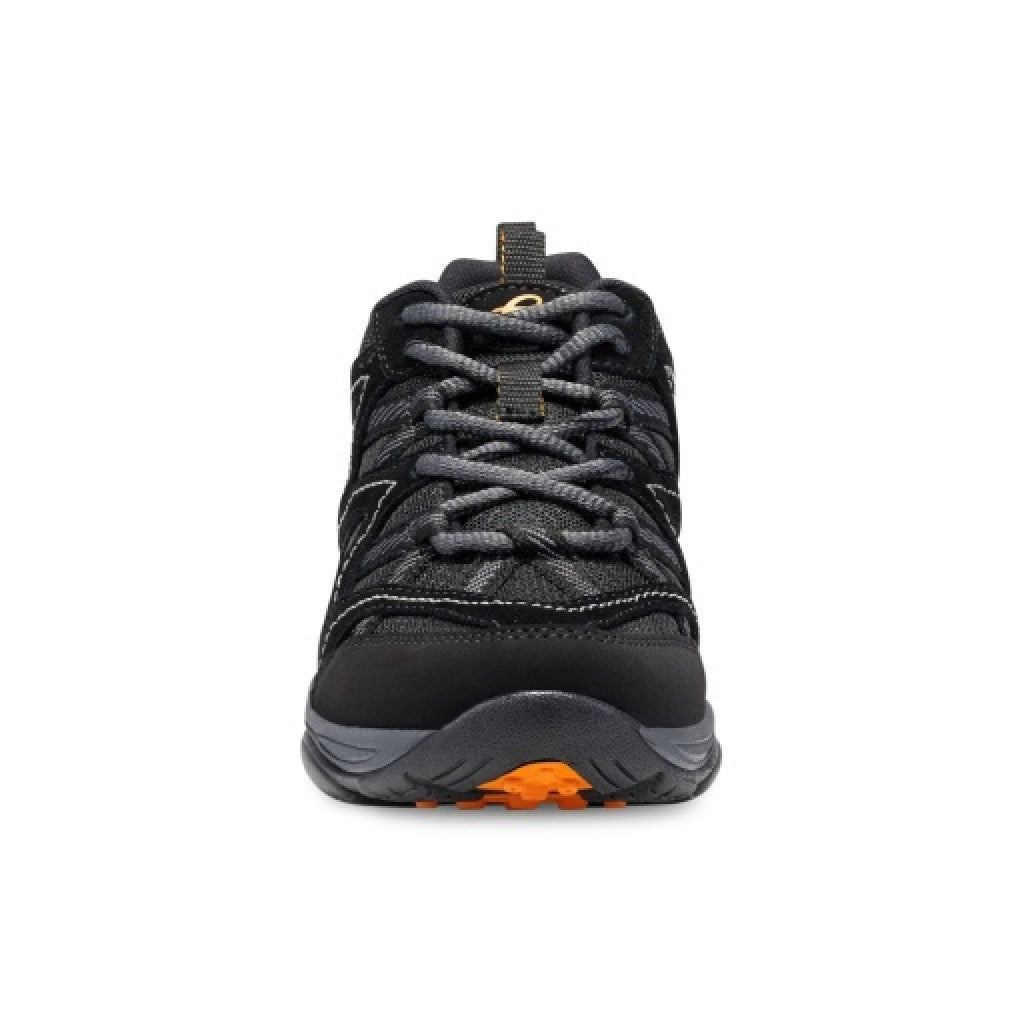 Easy Spirit Exploremap Cushioned Arch Support Lace-Up Women's Walking Shoe - Black - 3
