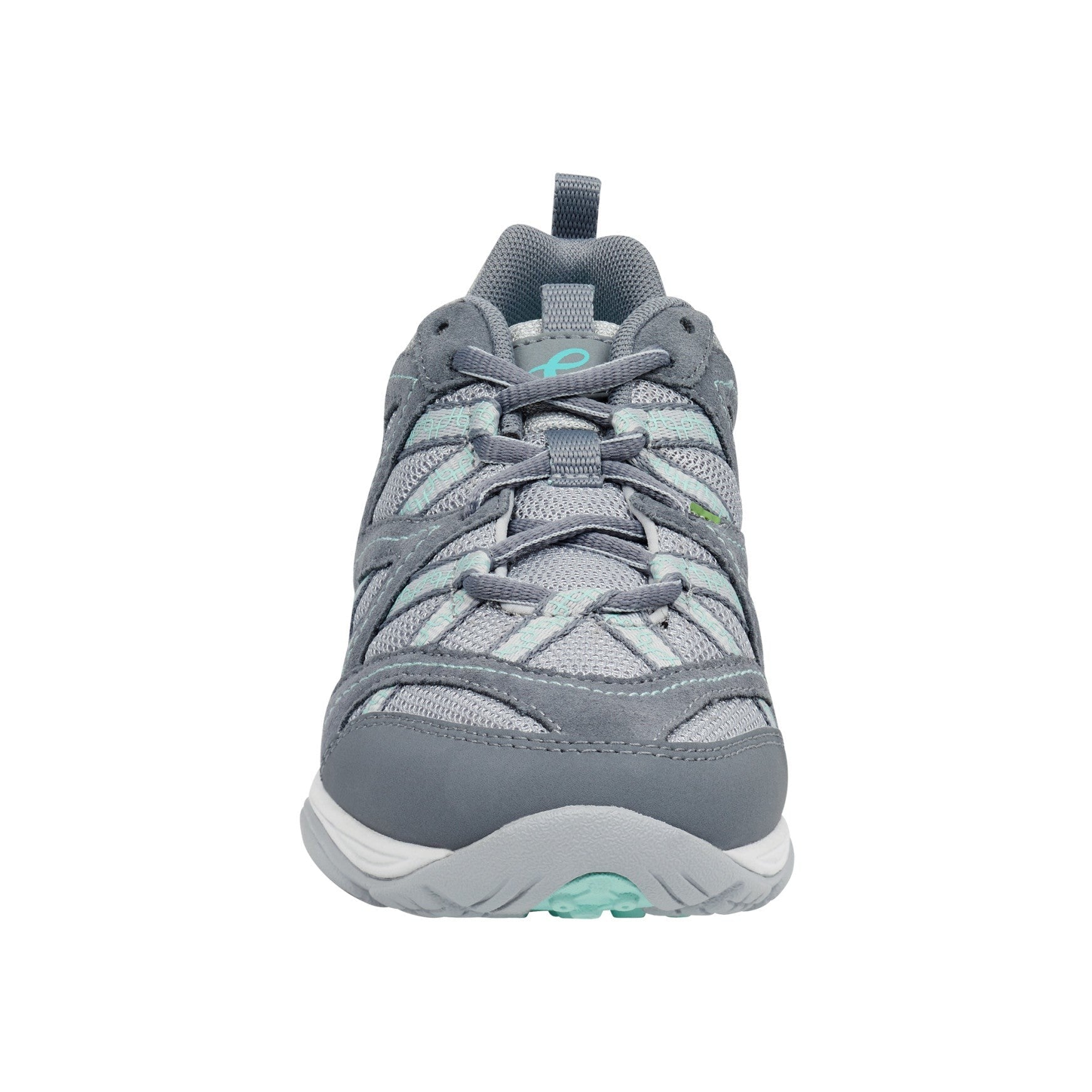 Easy Spirit Exploremap Cushioned Arch Support Lace-Up Women's Walking Shoe - Grey Multi Nubuck - 3