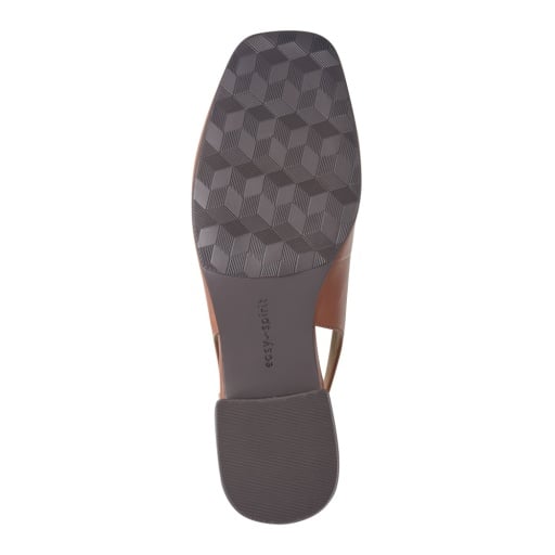 Easy Spirit Farida Women's Leather Slingback Loafers - Medium Brown Leather - View 4