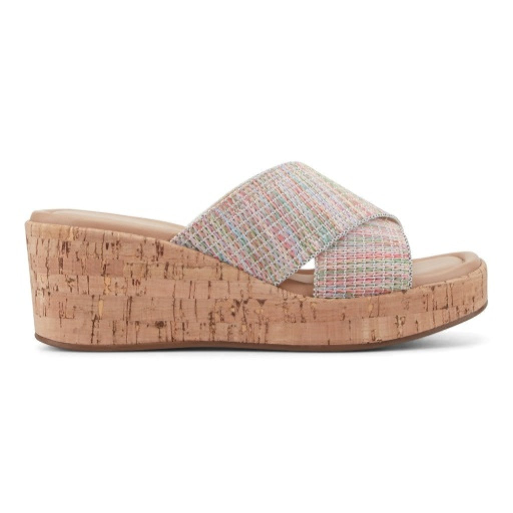 Easy Spirit Fawn Cushioned Slip-On Wedge Women's Wedge Sandal - Light Pink - 2