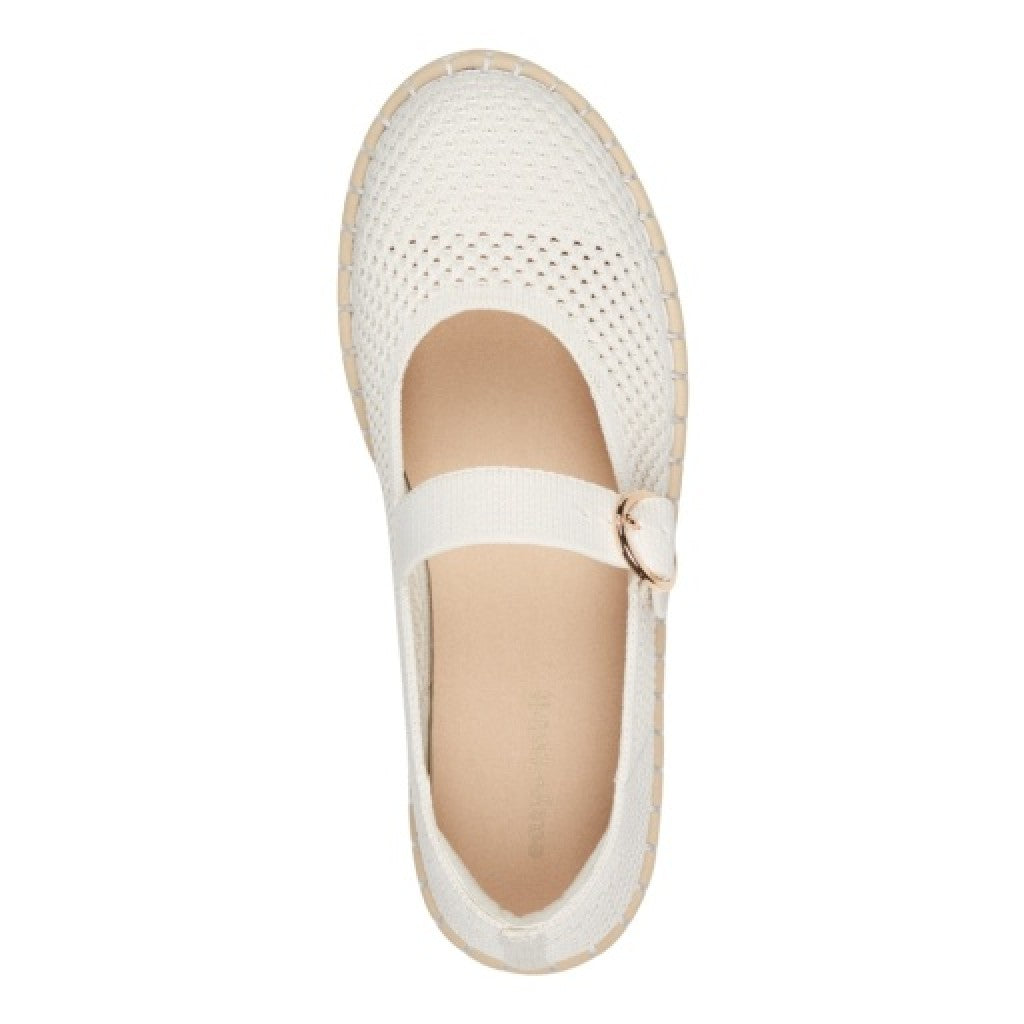 Easy Spirit Francene Cushioned Arch-Support Women's Mary Jane - Ivory - 6