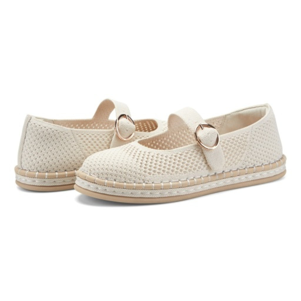 Easy Spirit Francene Cushioned Arch-Support Women's Mary Jane - Ivory - 7