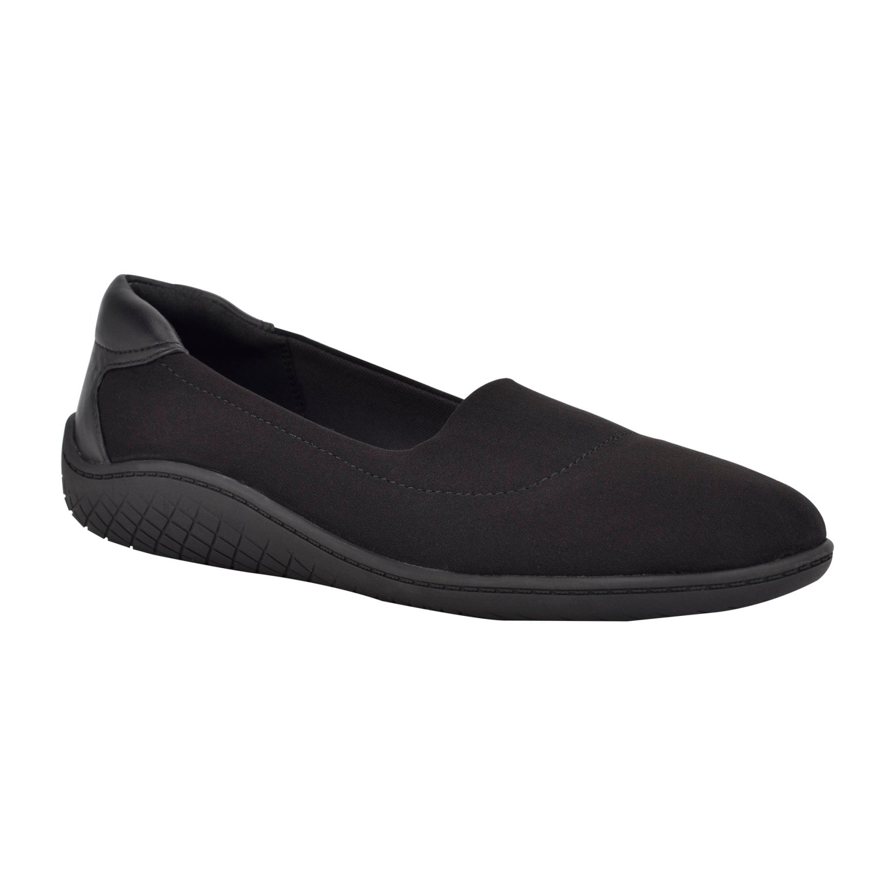 Easy Spirit Gift Women's Black Arch Support Slip-On Flats - Black - View 2