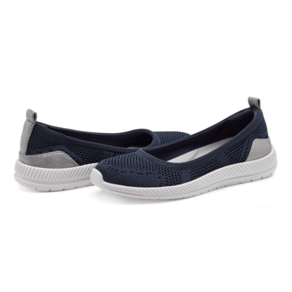 Easy Spirit Glitz Walking Athletic Cushioned Arch-Support Women's Walking Shoe - All Dark Blue - 7