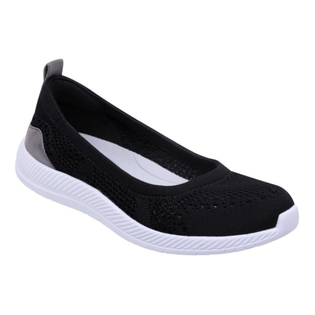 Easy Spirit Glitz Walking Athletic Cushioned Arch-Support Women's Walking Shoe - Black - 1
