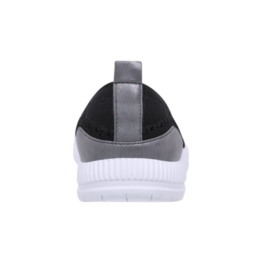 Easy Spirit Glitz Walking Athletic Cushioned Arch-Support Women's Walking Shoe - Black - 3