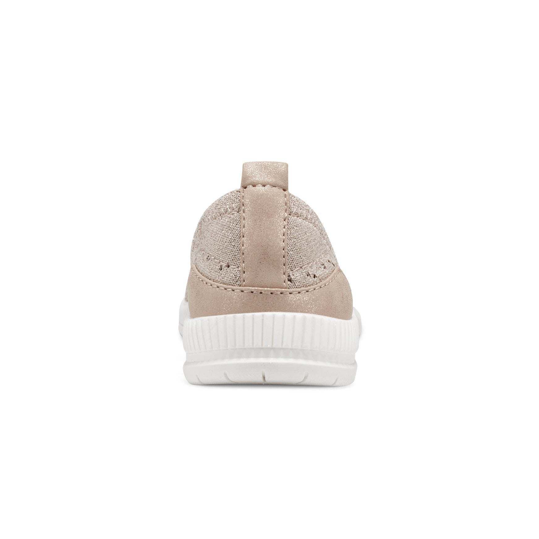 Easy Spirit Glitz Walking Athletic Cushioned Arch-Support Women's Walking Shoe - Gold Knit - 4