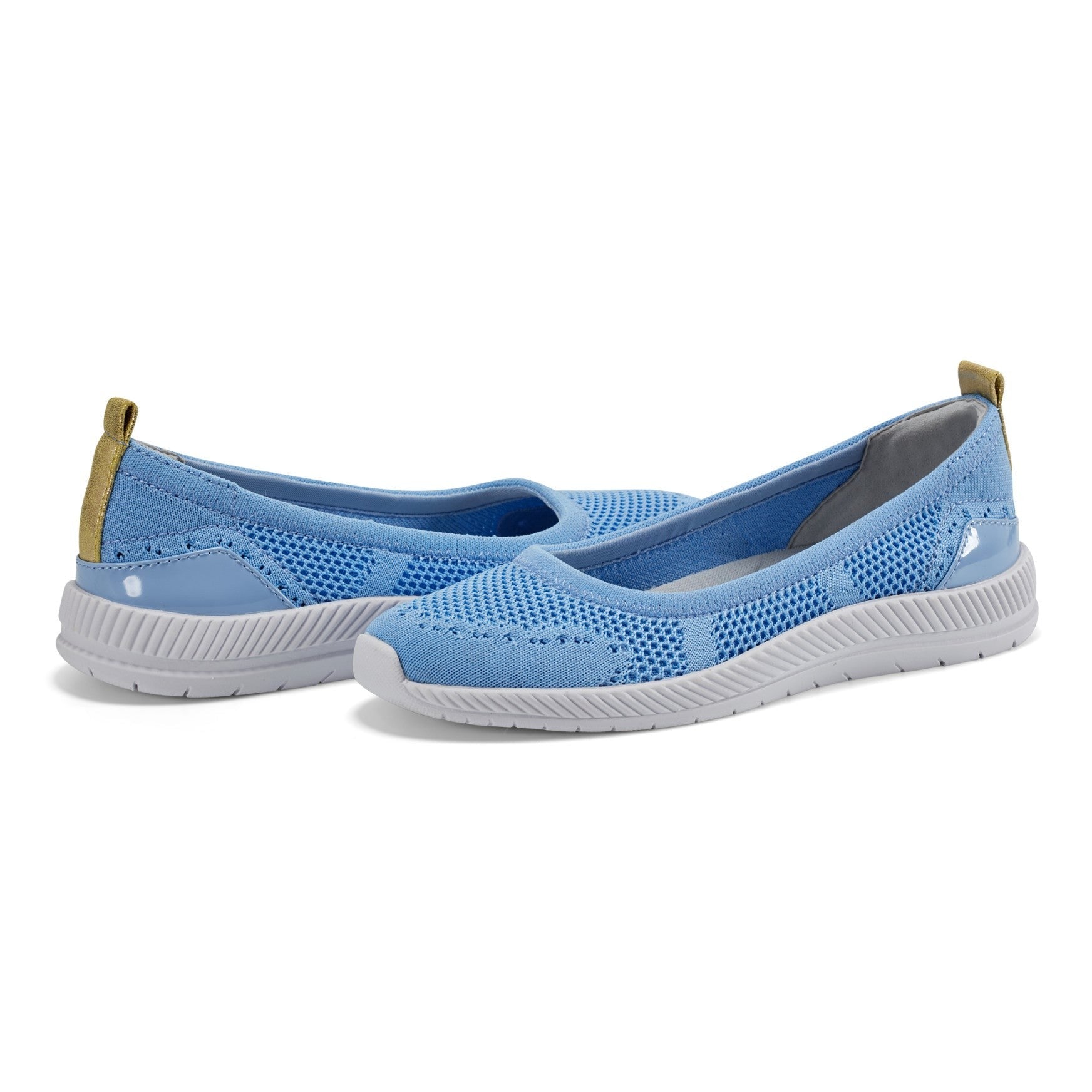 Easy Spirit Glitz Walking Athletic Cushioned Arch-Support Women's Walking Shoe - Medium Blue - 7