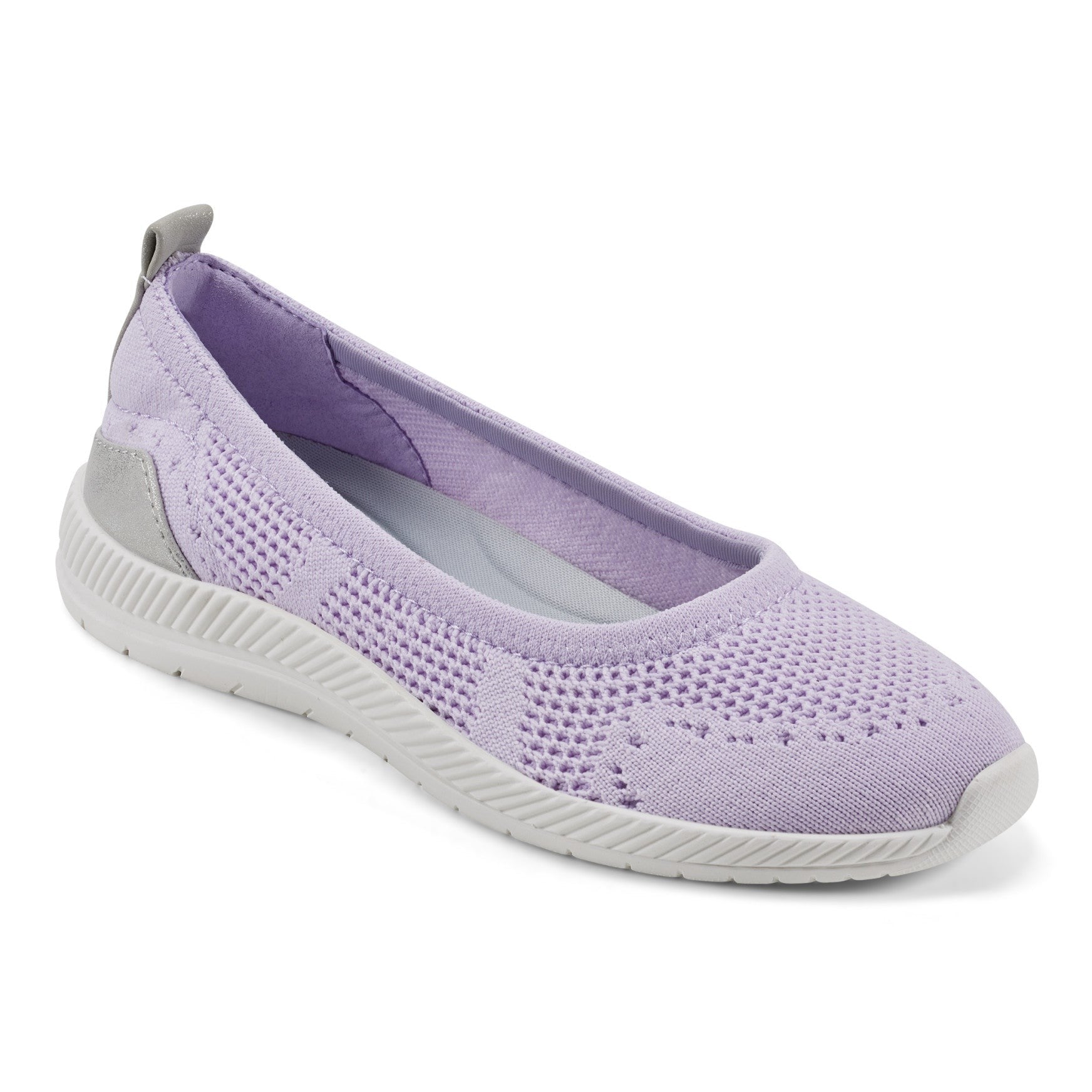 Easy Spirit Glitz Walking Athletic Cushioned Arch-Support Women's Walking Shoe - Purple Knit - 2