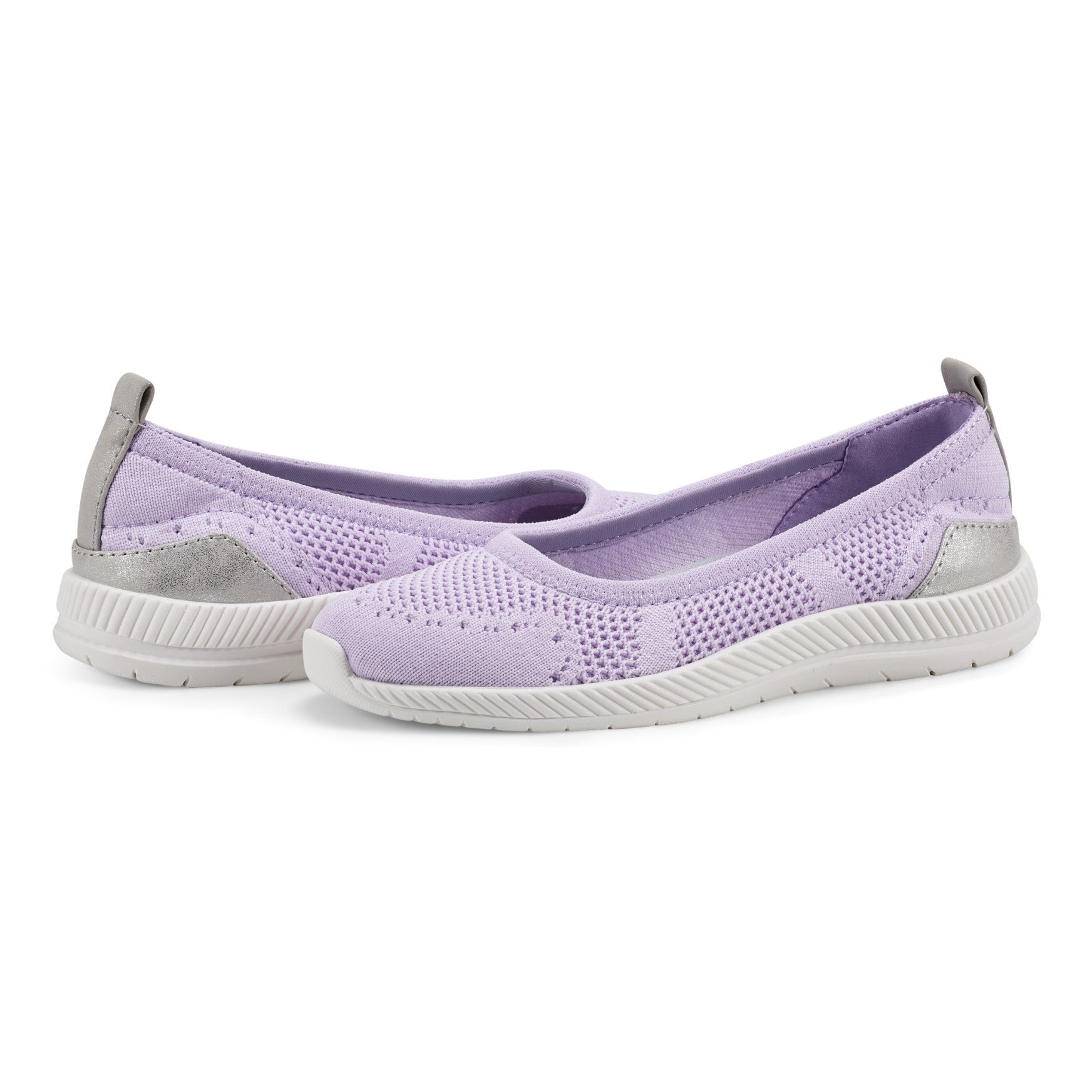 Easy Spirit Glitz Walking Athletic Cushioned Arch-Support Women's Walking Shoe - Purple Knit - 7
