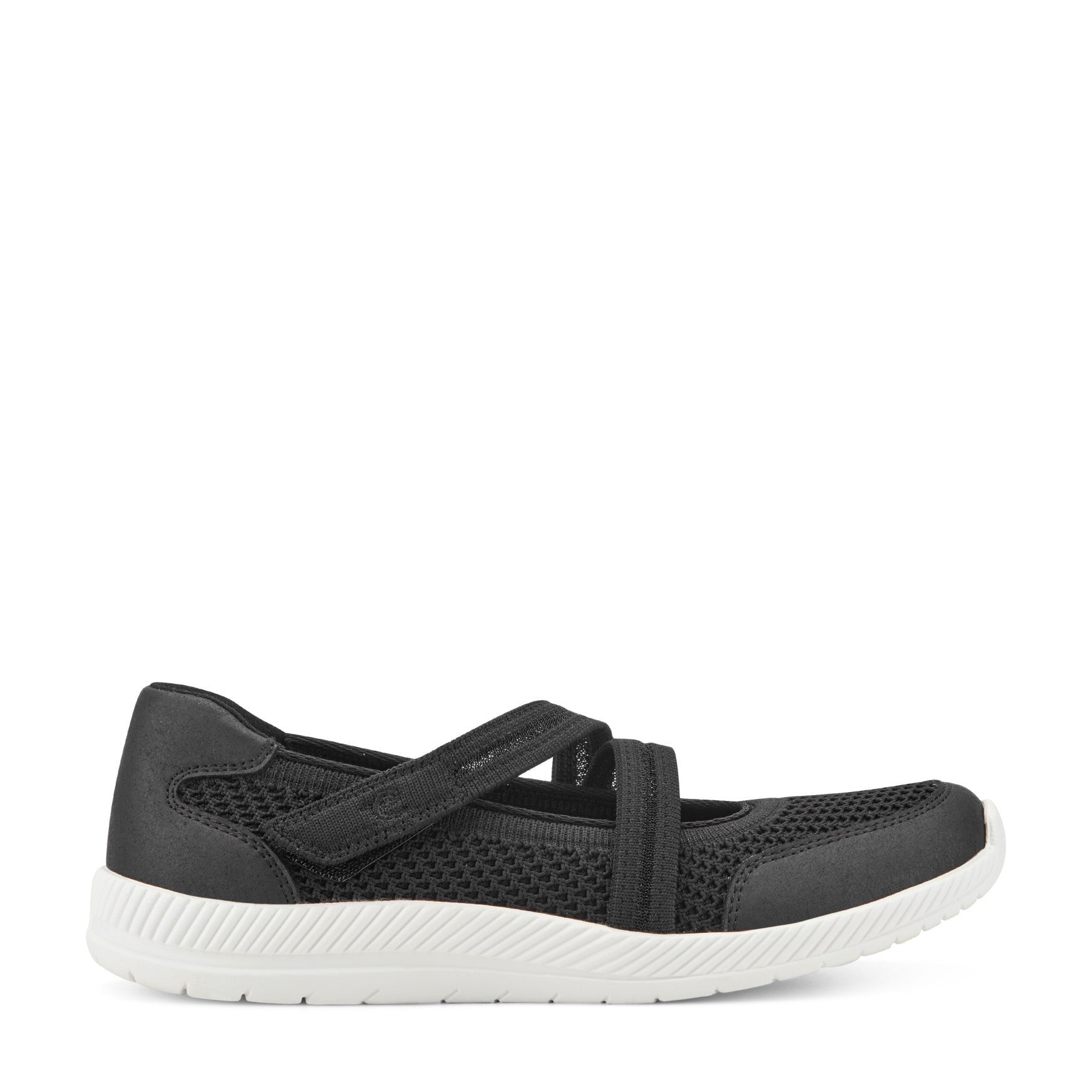 Easy Spirit Gwynn Mary Jane Cushioned Arch Support Women's Walking Shoe - Black - 1