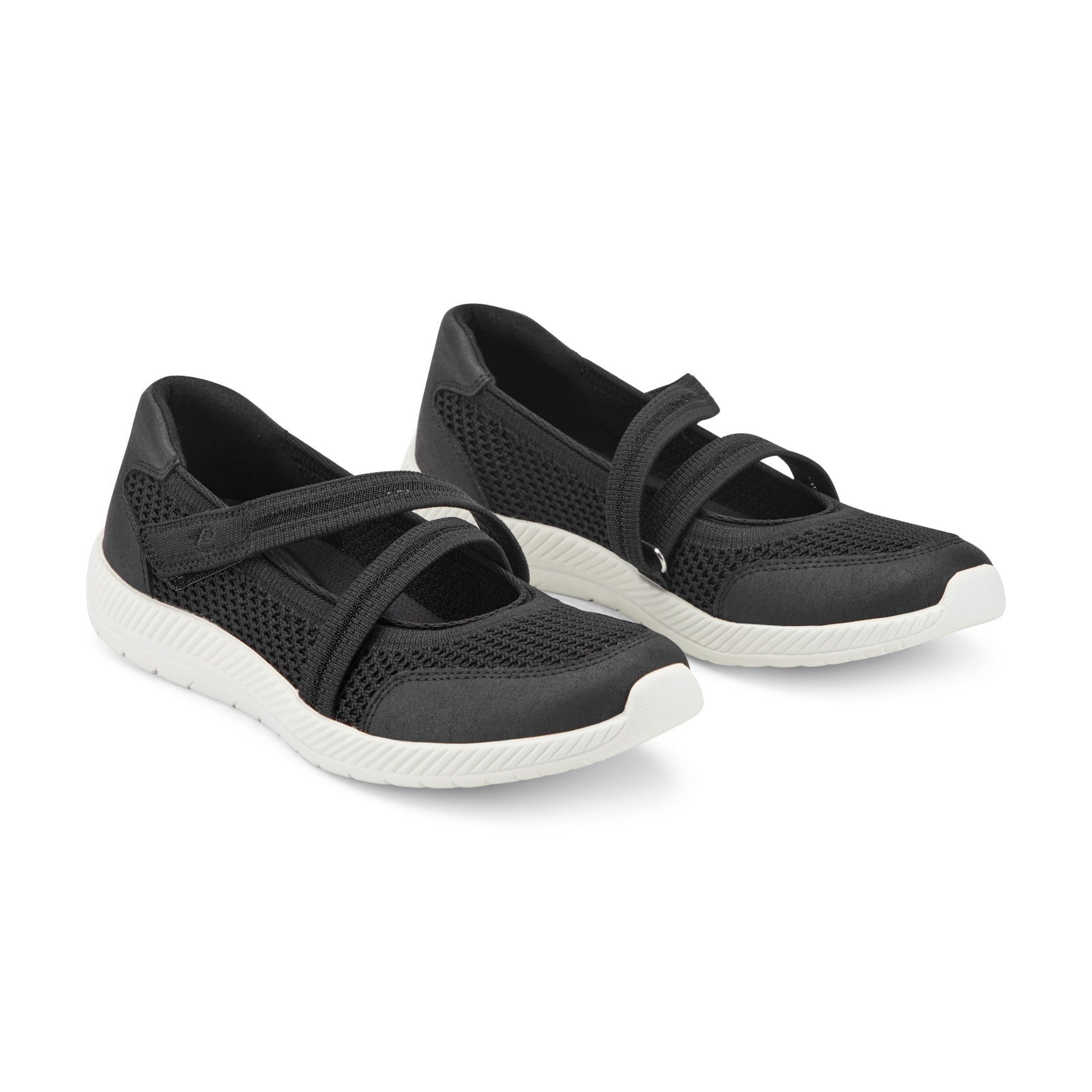 Easy Spirit Gwynn Mary Jane Cushioned Arch Support Women's Walking Shoe - Black - 2
