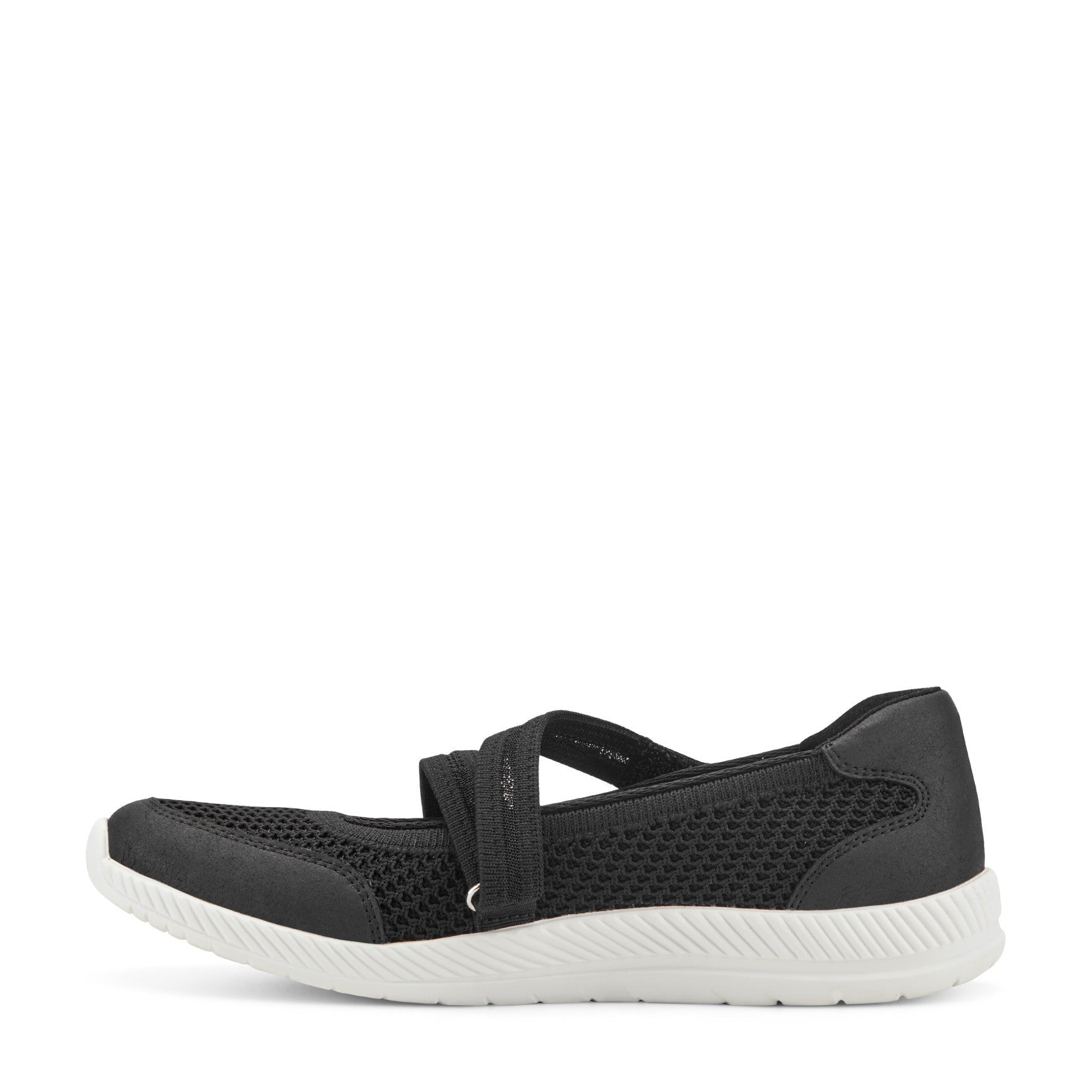 Easy Spirit Gwynn Mary Jane Cushioned Arch Support Women's Walking Shoe - Black - 4