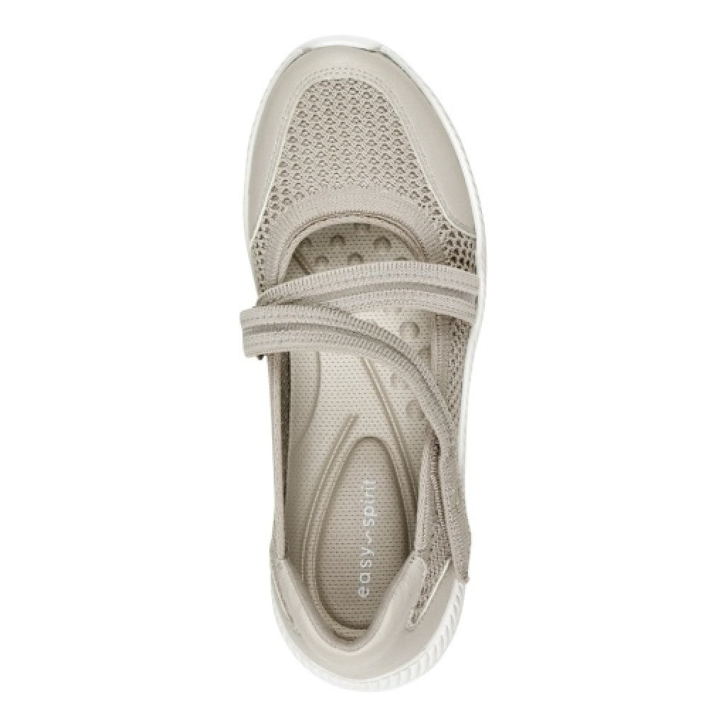 Easy Spirit Gwynn Mary Jane Cushioned Arch Support Women's Walking Shoe - Taupe - 6